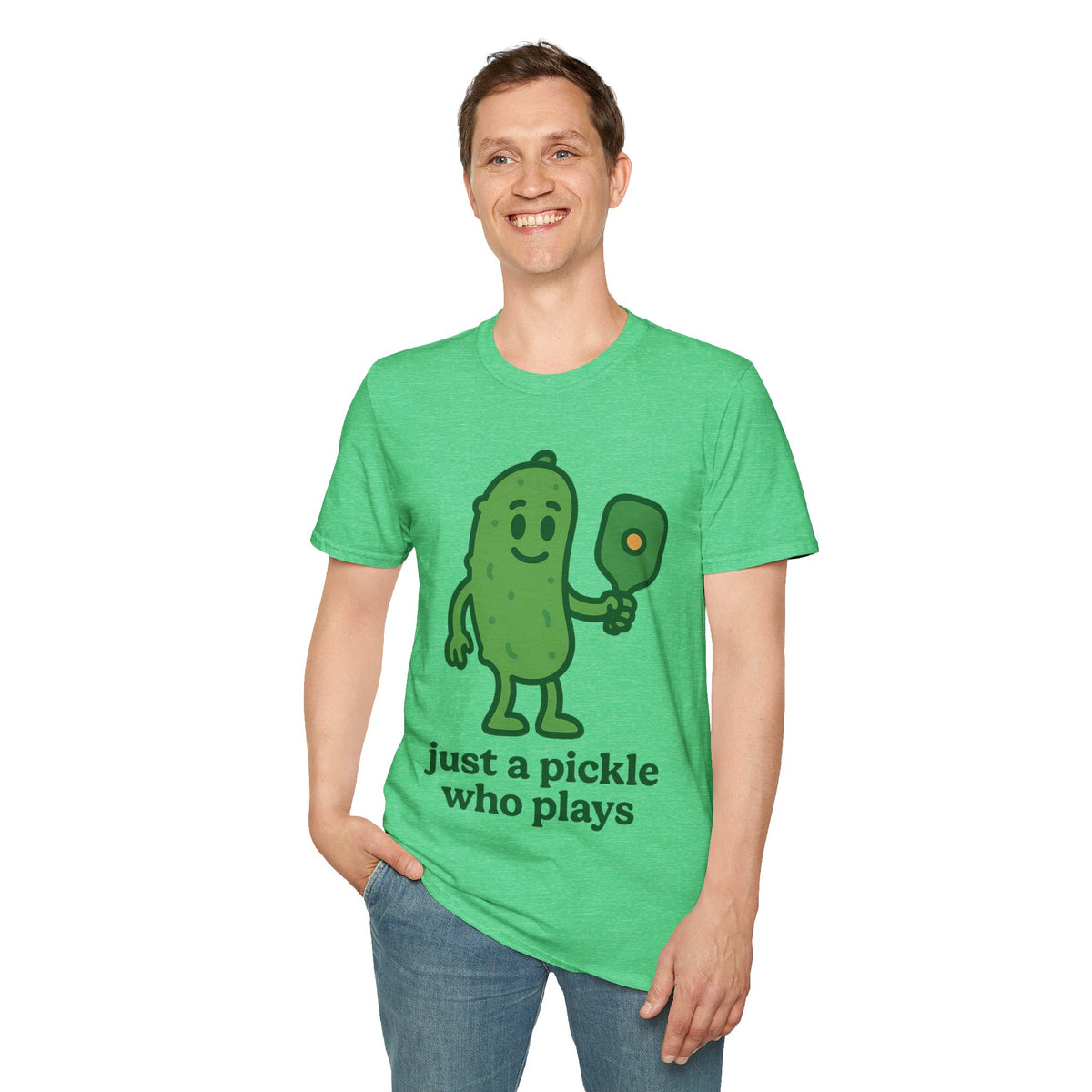 Pickle Shirt — "Just a Pickle Who Plays" Cute Pickle Gamer Tee - Trending Now - September 2026