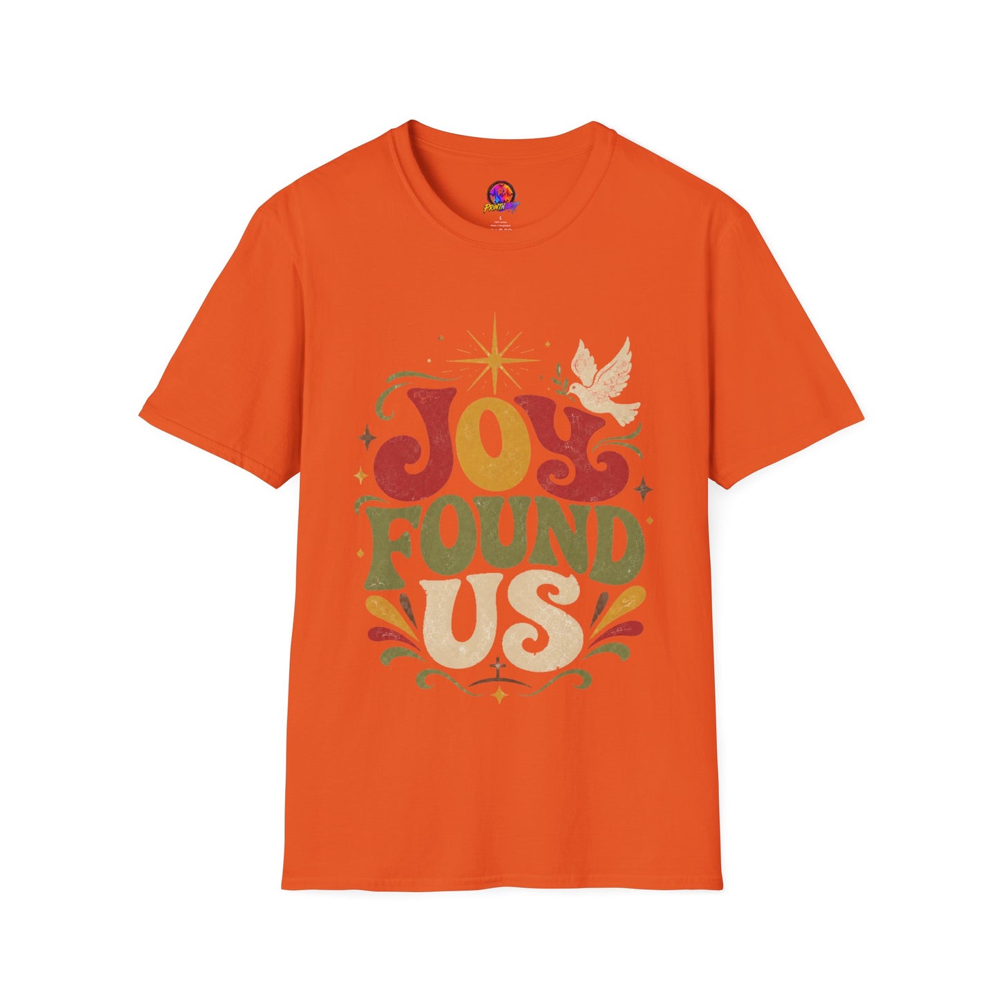 Joy Found Us T‑Shirt — Retro Christmas Holiday Graphic Tee