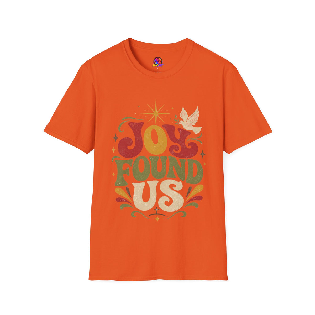 Joy Found Us T‑Shirt — Retro Christmas Holiday Graphic Tee