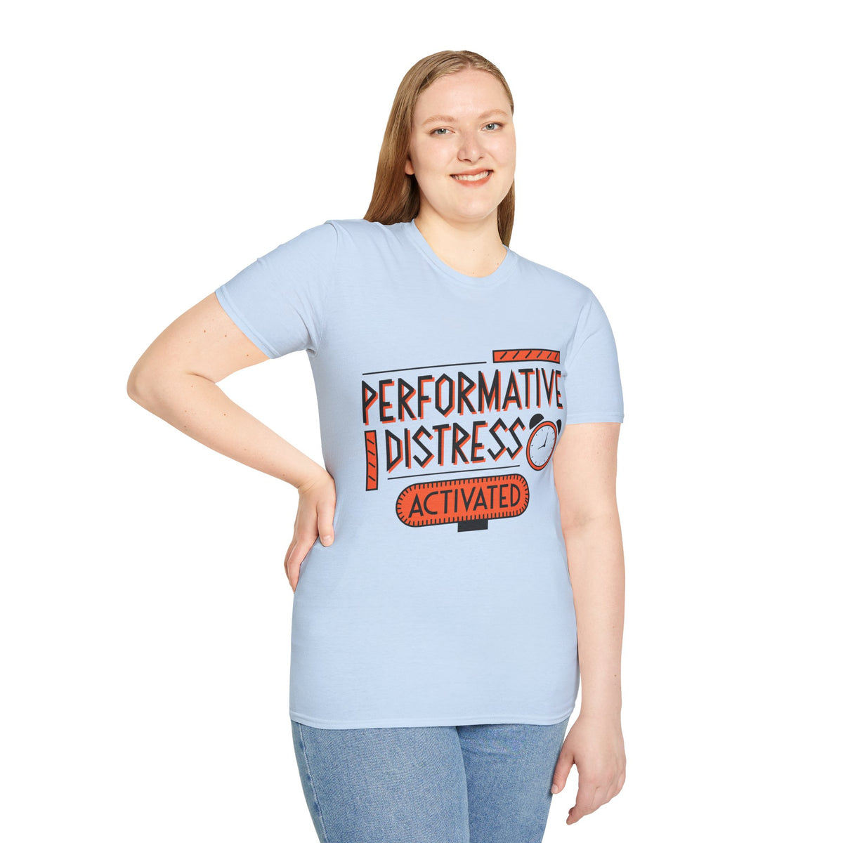 Performative Distress Activated T-Shirt - Trending Now - August 2026