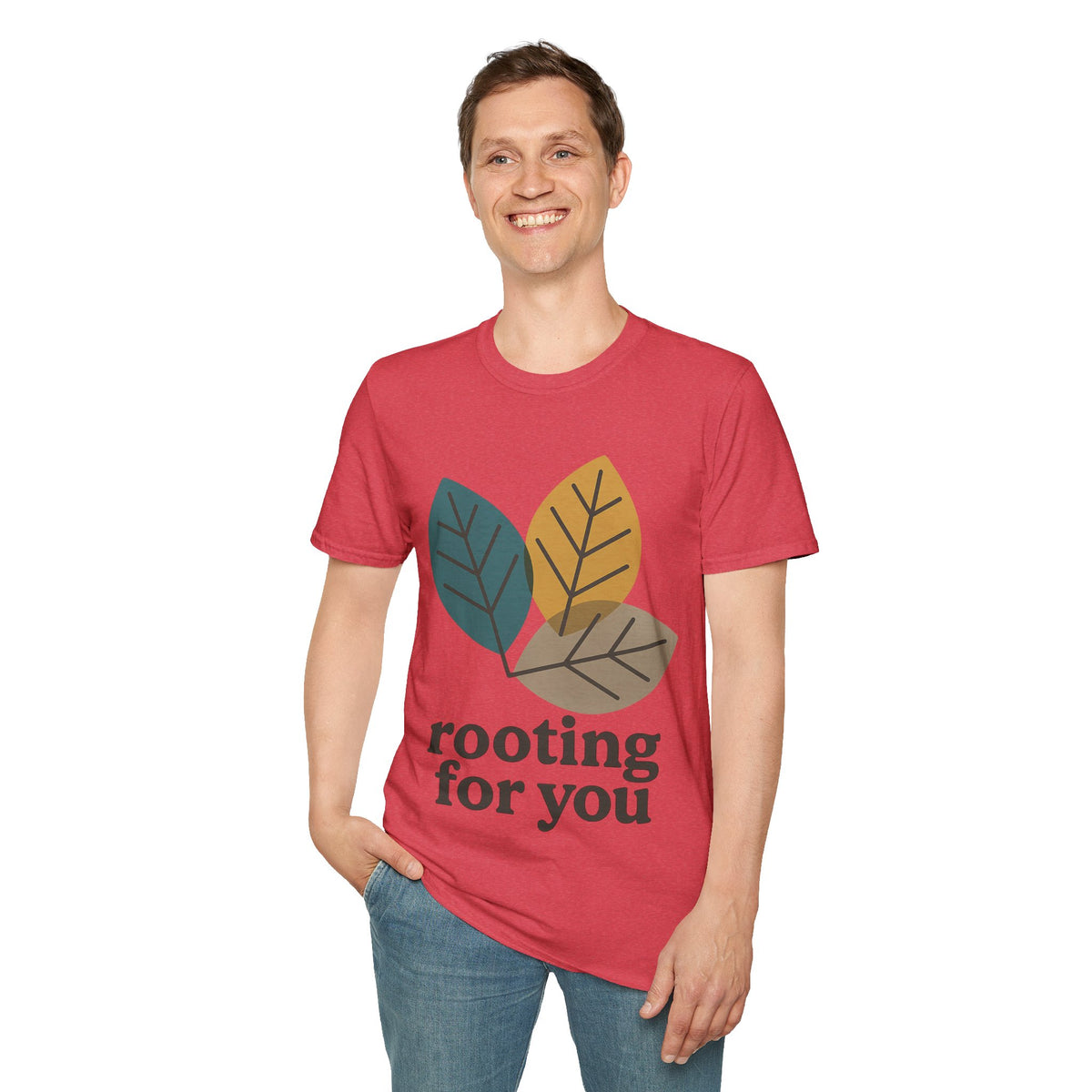 Leaf Trio T-Shirt — 'Rooting for You' Botanical Graphic Tee - Trending Now - September 2026