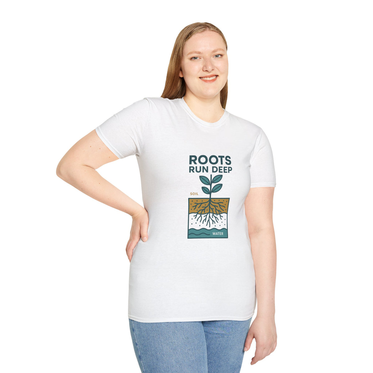 Roots Run Deep T-Shirt — Eco Plant Graphic Tee - Trending Now - August 2026