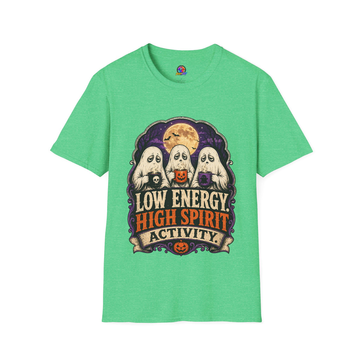 Halloween Low Energy High Spirit Unisex Softstyle T-Shirt