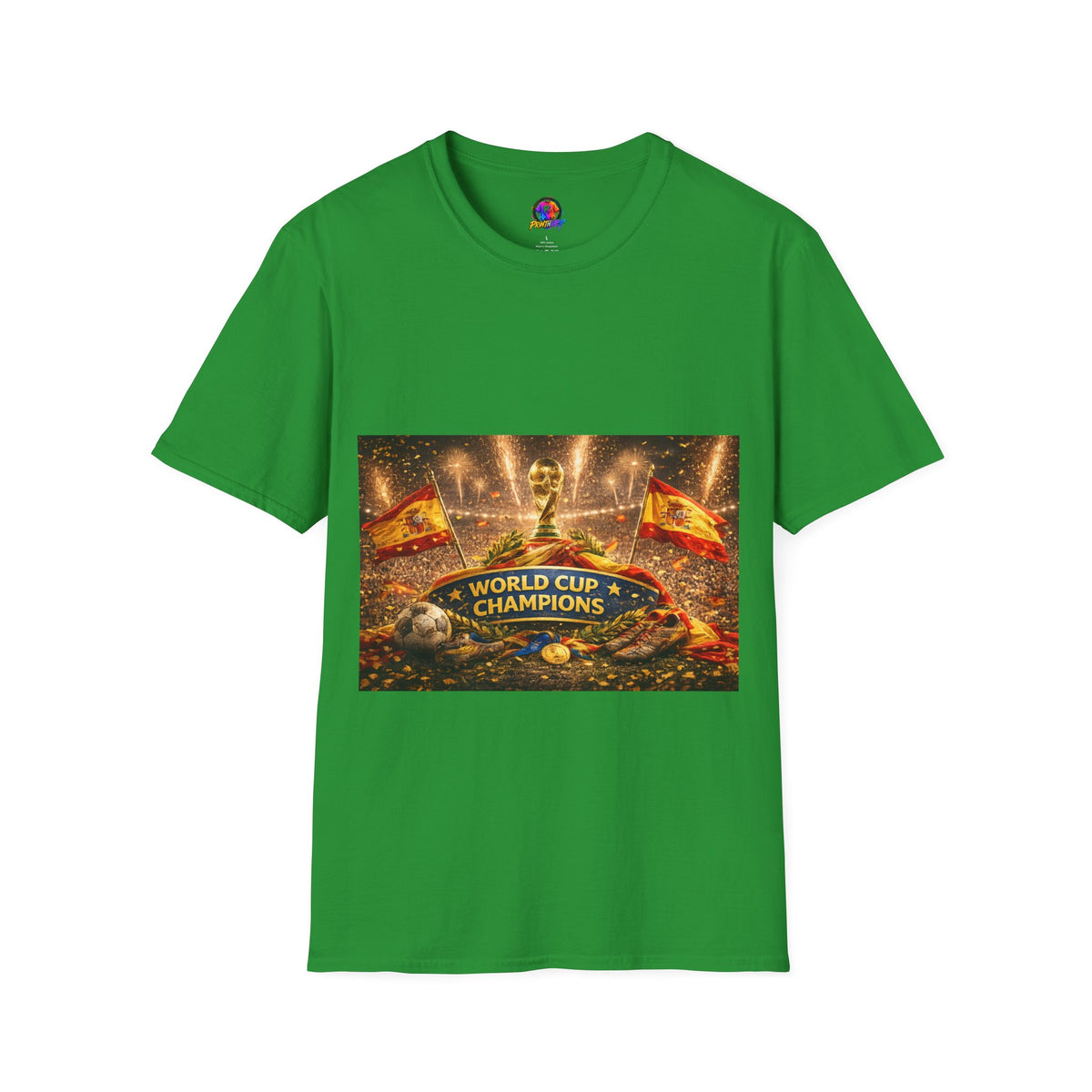 World Cup Champions T-Shirt — Spanish Football Victory Design