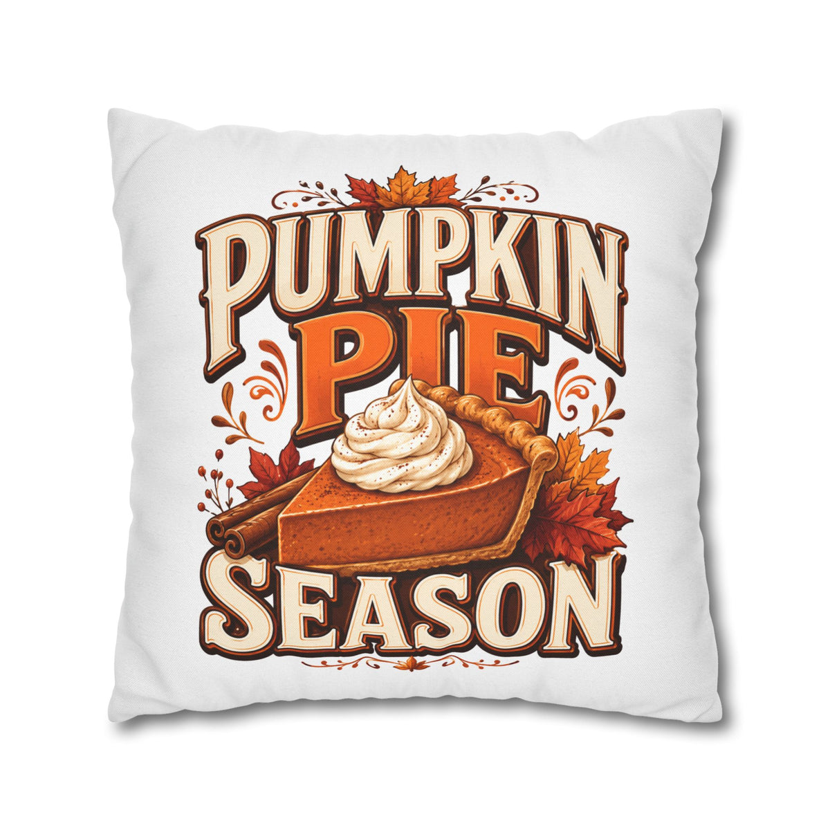 Thanksgiving Pumpkin Pie Season Decorative Pillowcase