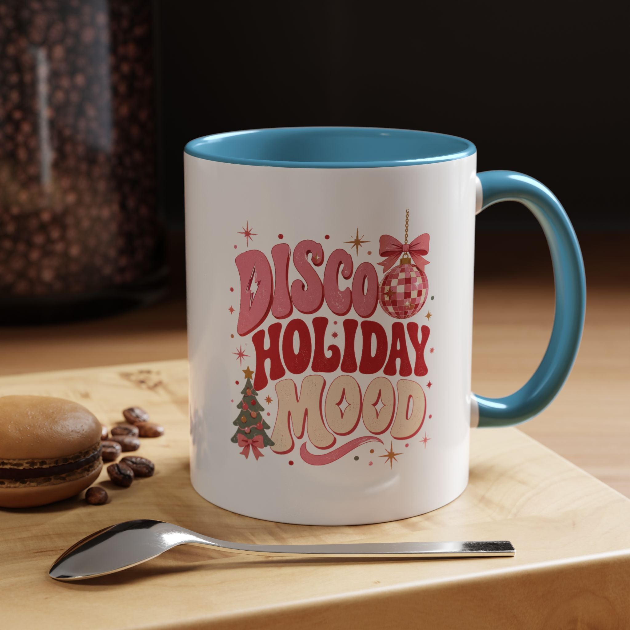 Modern Day Christmas Disco Holiday Mood Coffee Mug