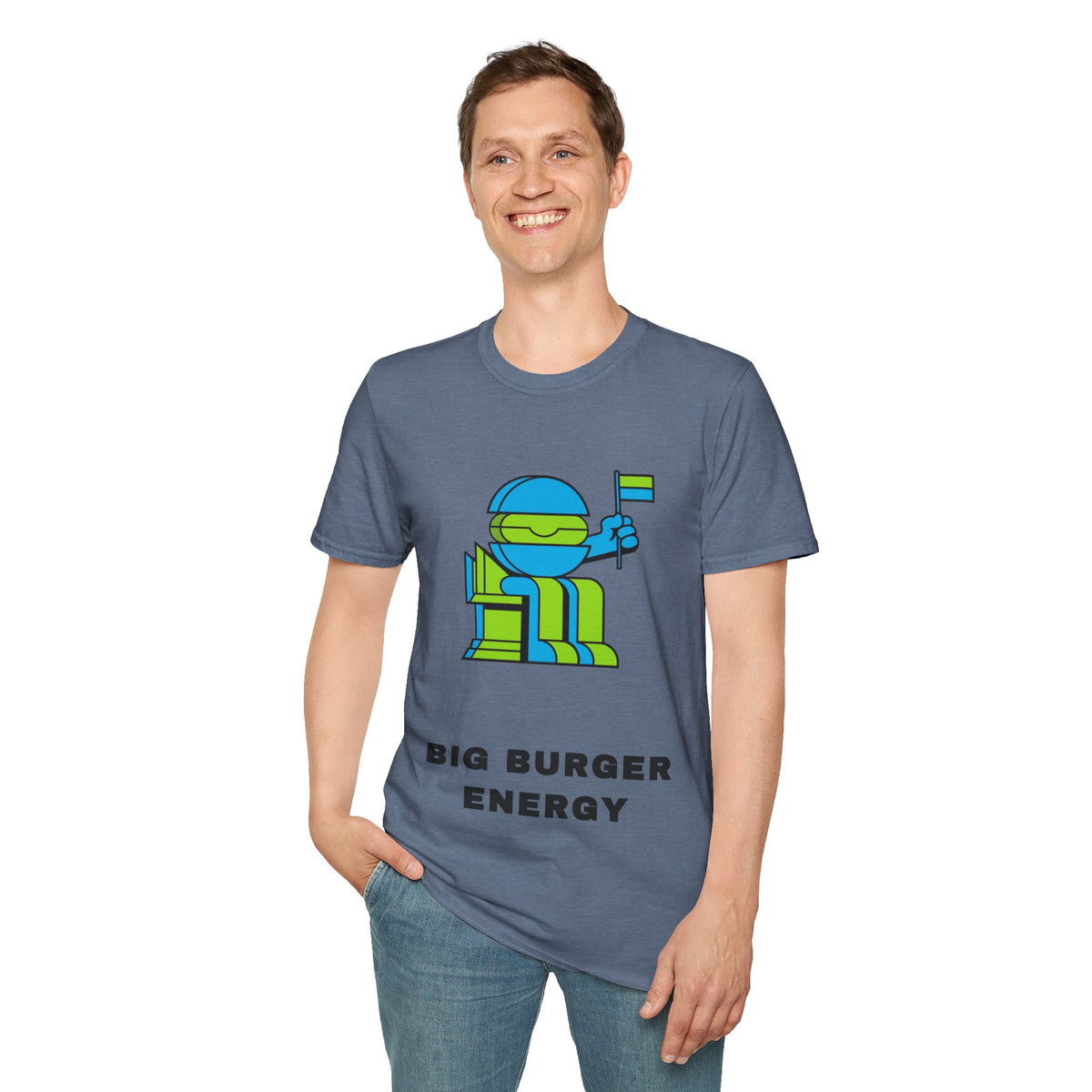 Big Burger Energy T-Shirt — Cute Retro Robot Graphic Tee - Trending Now - September 2026
