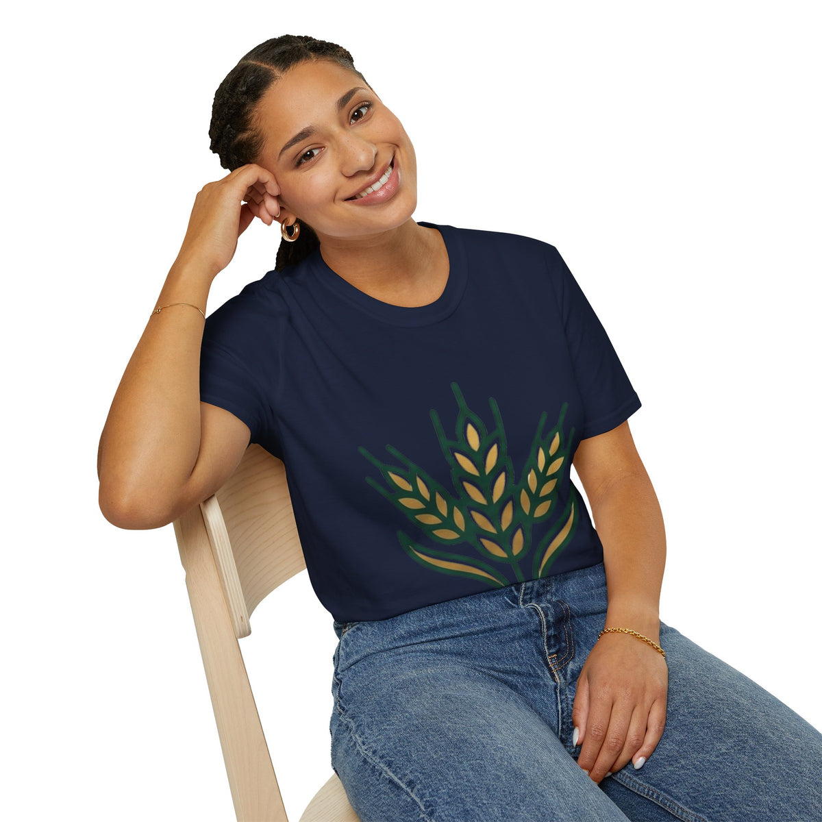Virgo Zodiac Wheat Graphic T-Shirt