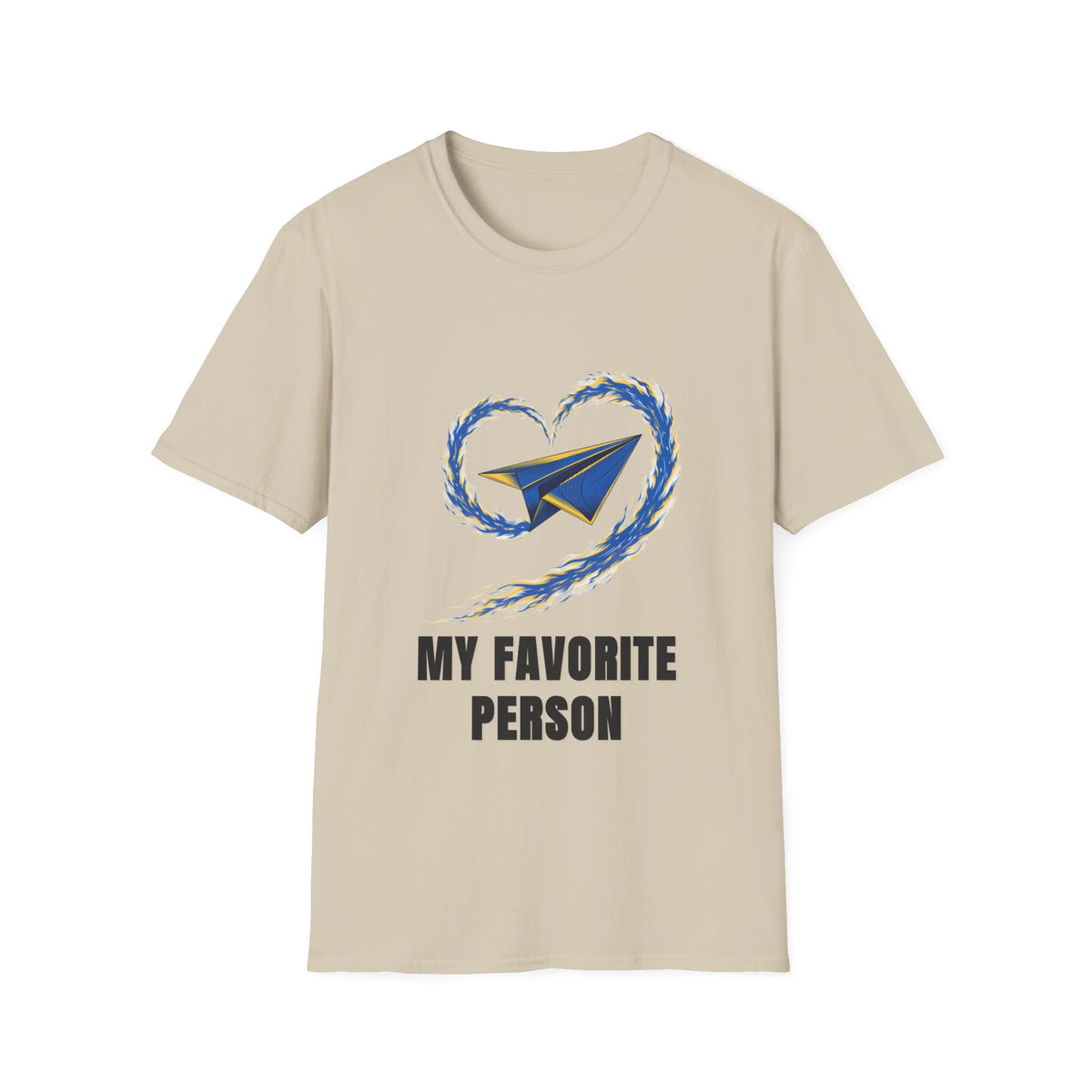 Paper Plane Heart T-Shirt — “My Favorite Person” Graphic Tee - Trending Now - August 2026