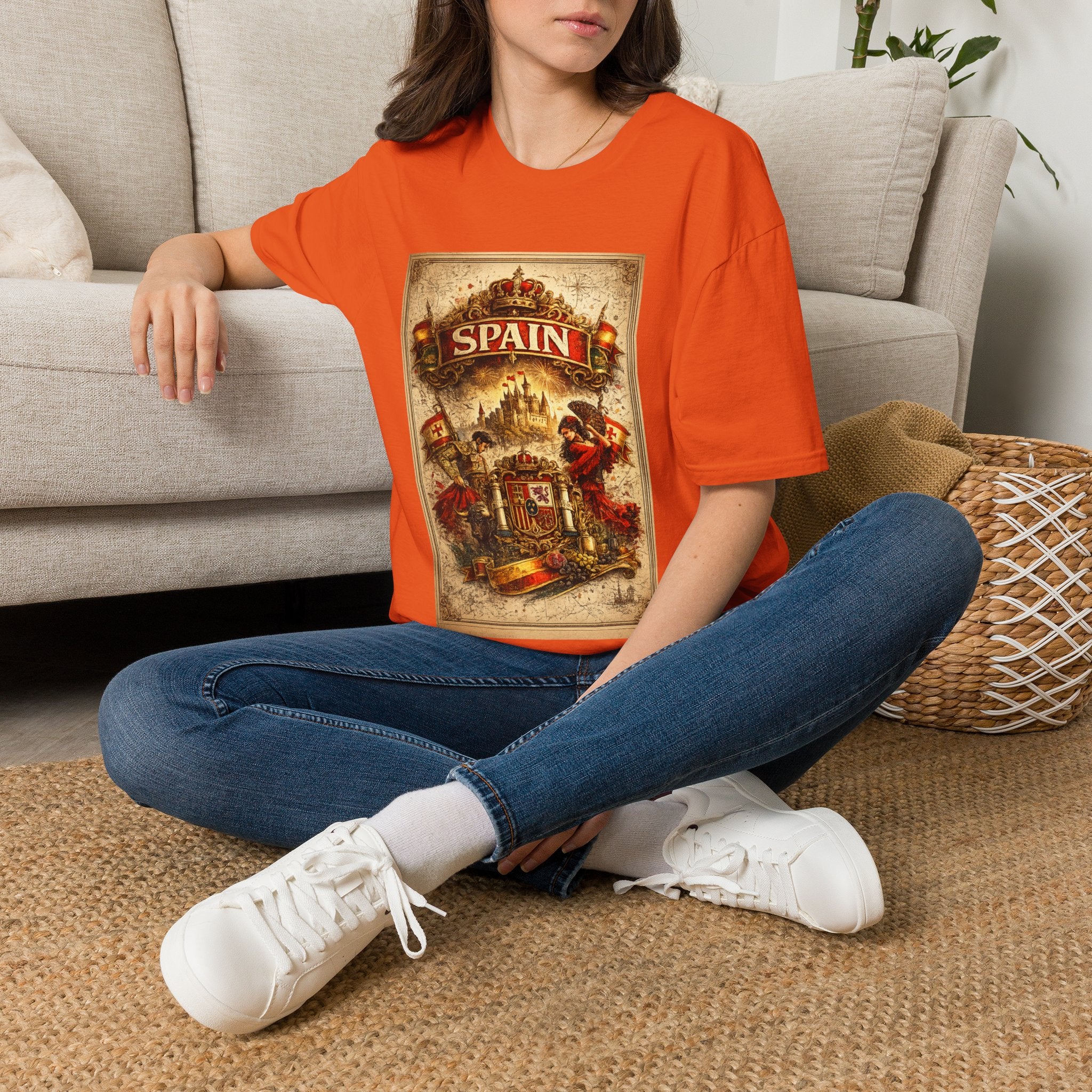 Spain Vintage Travel Graphic T‑Shirt — Retro Spanish Landmark Tee