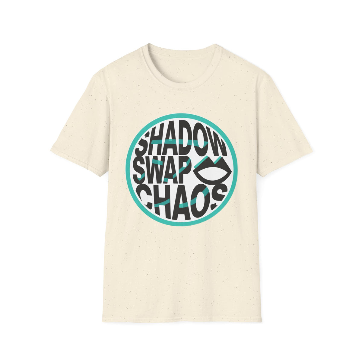 Shadow Swap Chaos T-Shirt — Retro Circular Surf/Skate Graphic Tee - Trending Now - August 2026
