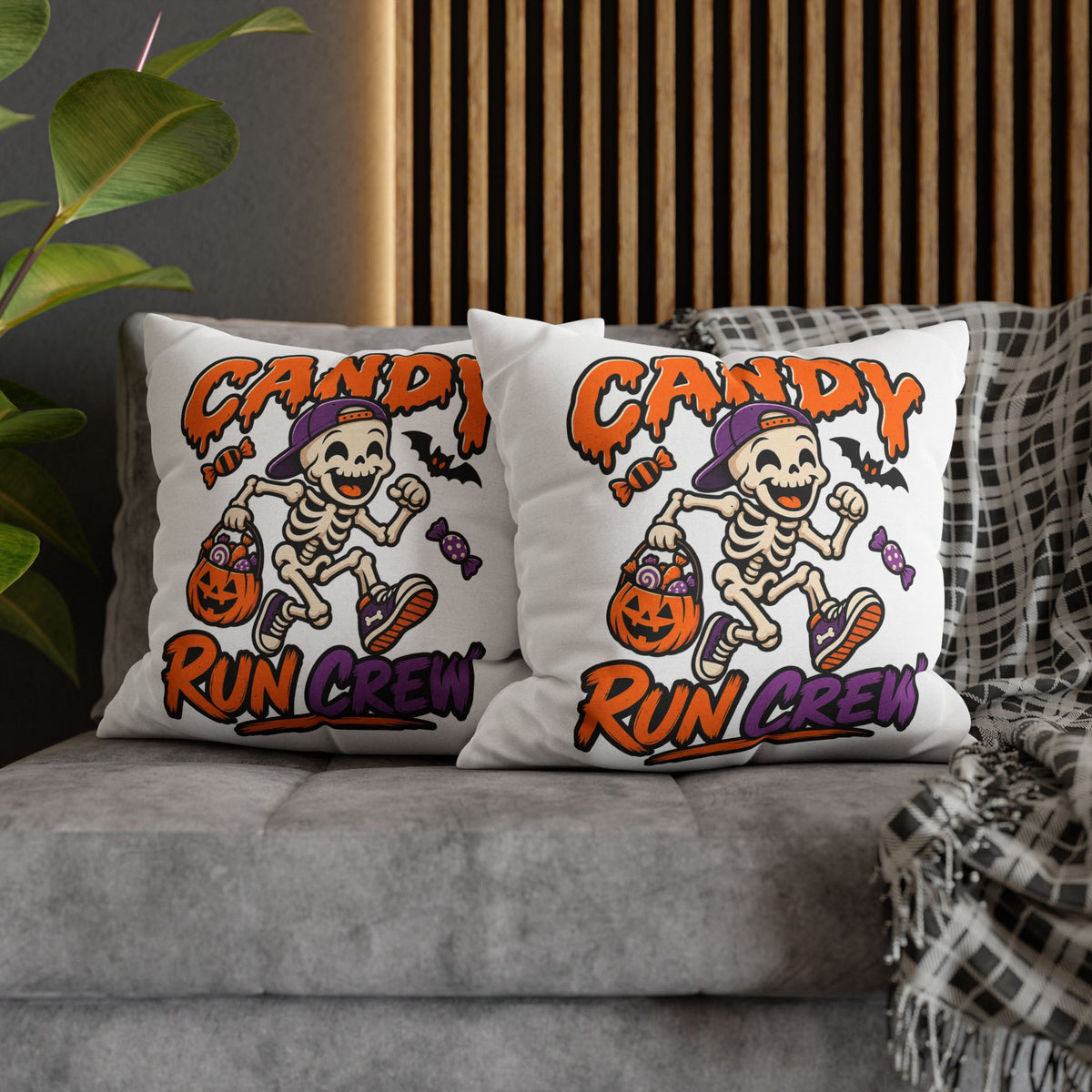 Candy Run Crew Halloween Pillowcase