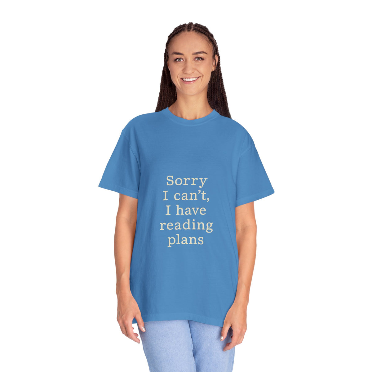 Reading Plans T-Shirt — "Sorry I Can't, I Have Reading Plans" Literary Tee - Trending Now - October 2026