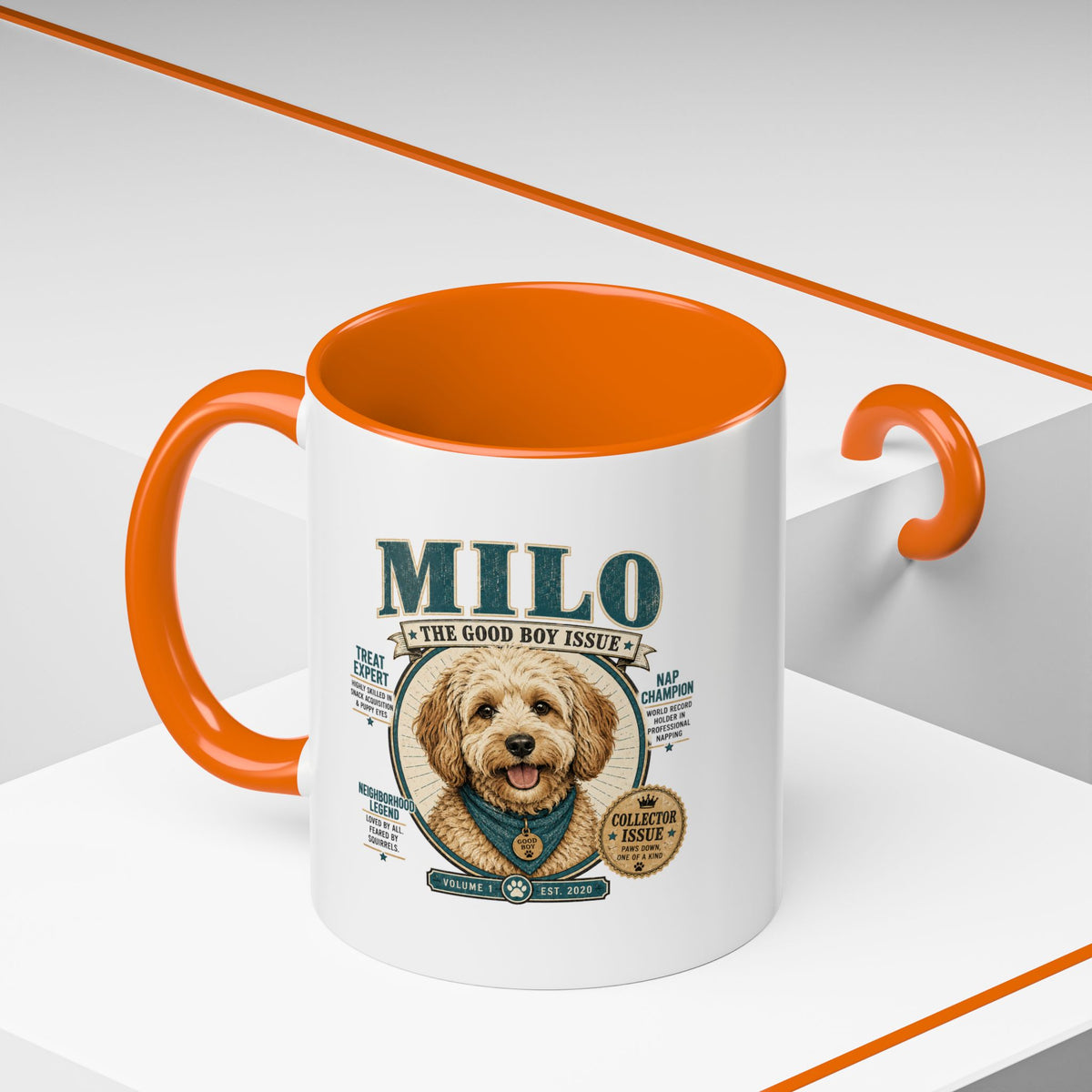 Milo Bailey Dog Dad Mom Milo Dog Mug — “The Good Boy Issue” Decorative Coffee Cup