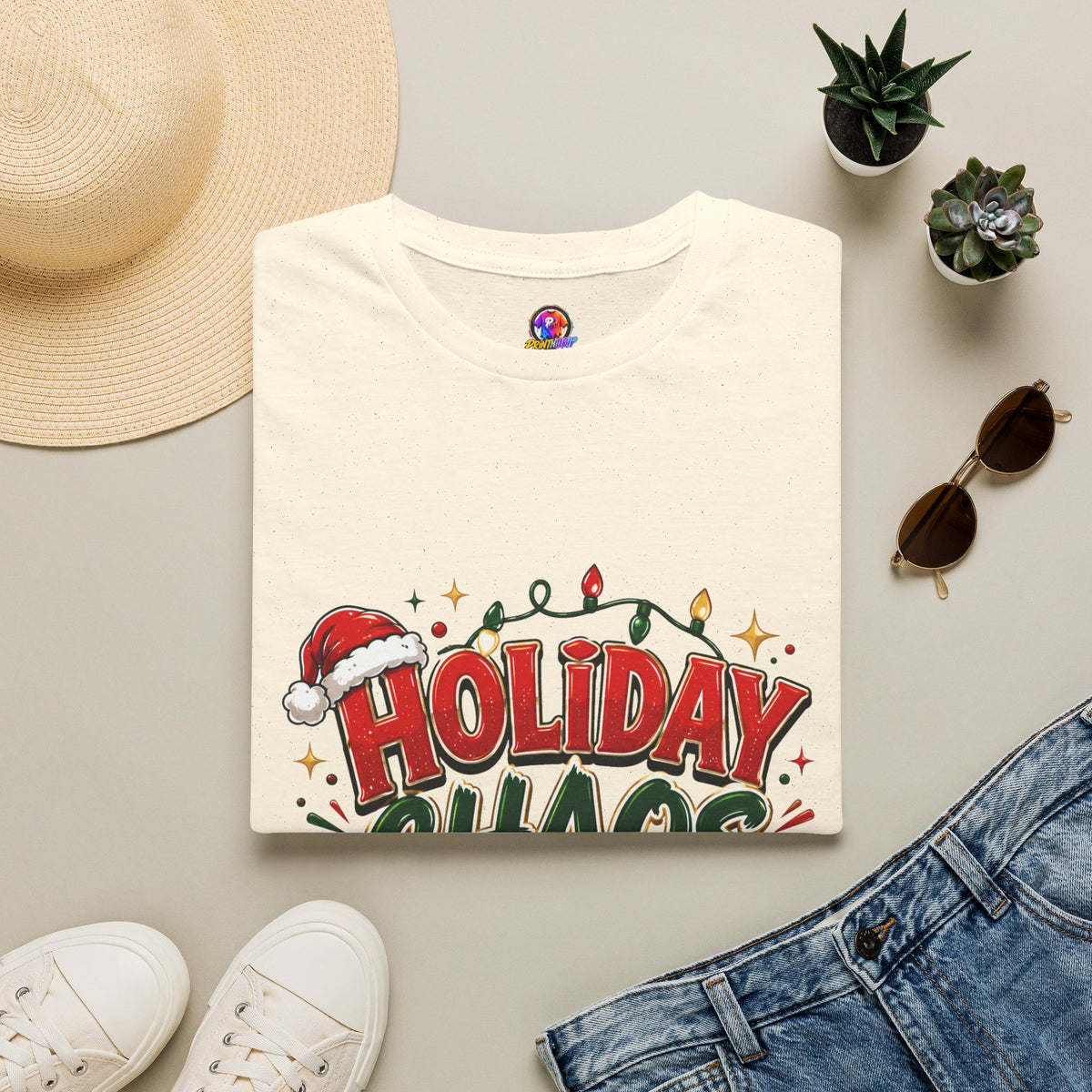 Holiday Chaos Coordinator T-Shirt — Funny Christmas Crew Tee