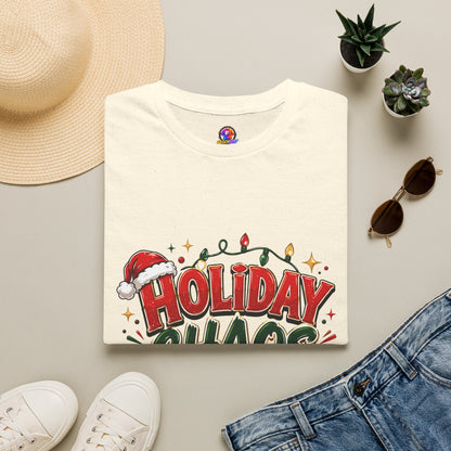 Holiday Chaos Coordinator T-Shirt — Funny Christmas Crew Tee