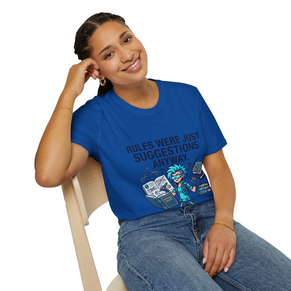 Aquarius Zodiac T‑Shirt — "Rules Were Just Suggestions Anyway" Graphic Tee