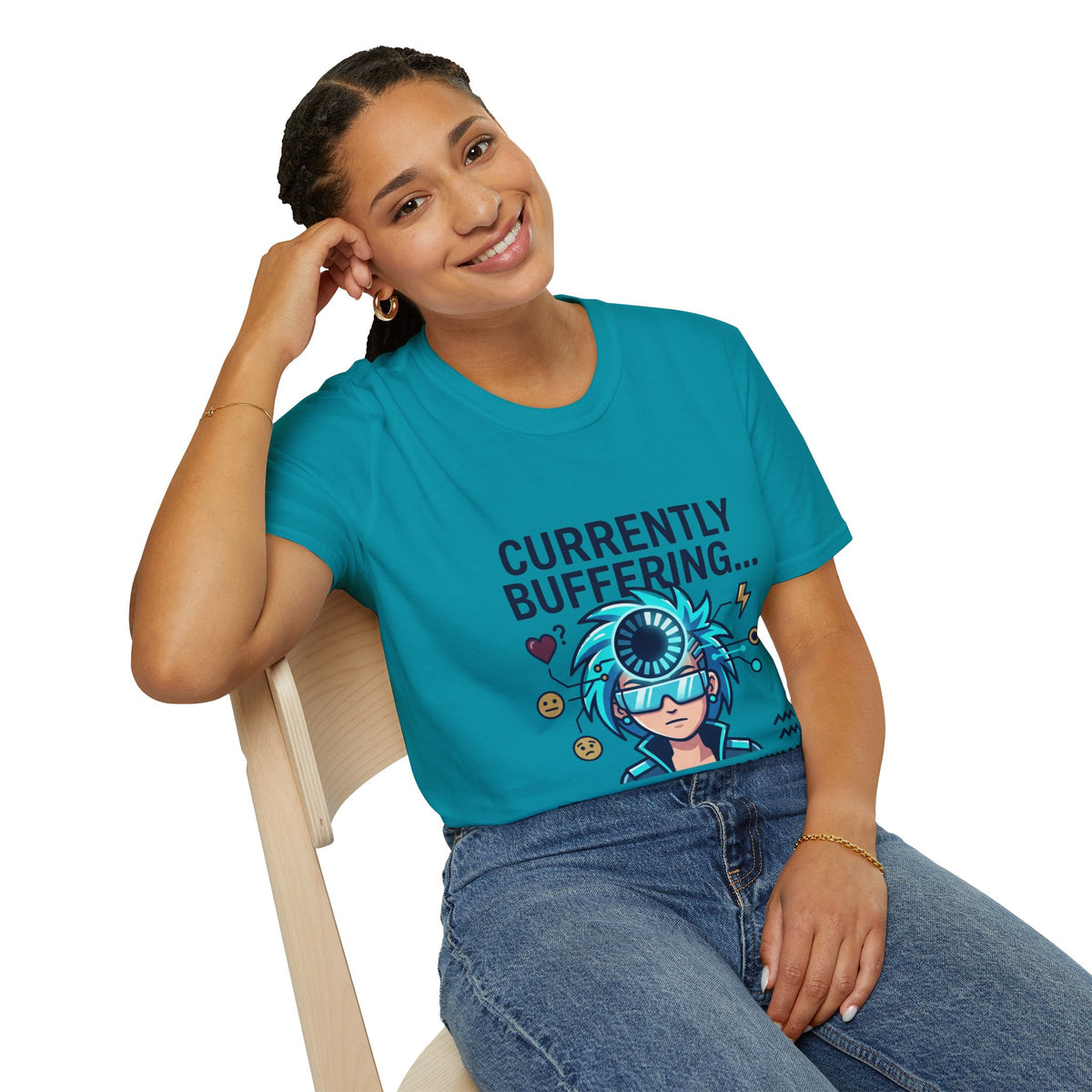 Currently Buffering T-Shirt — Funny Aquarius Zodiac Tee