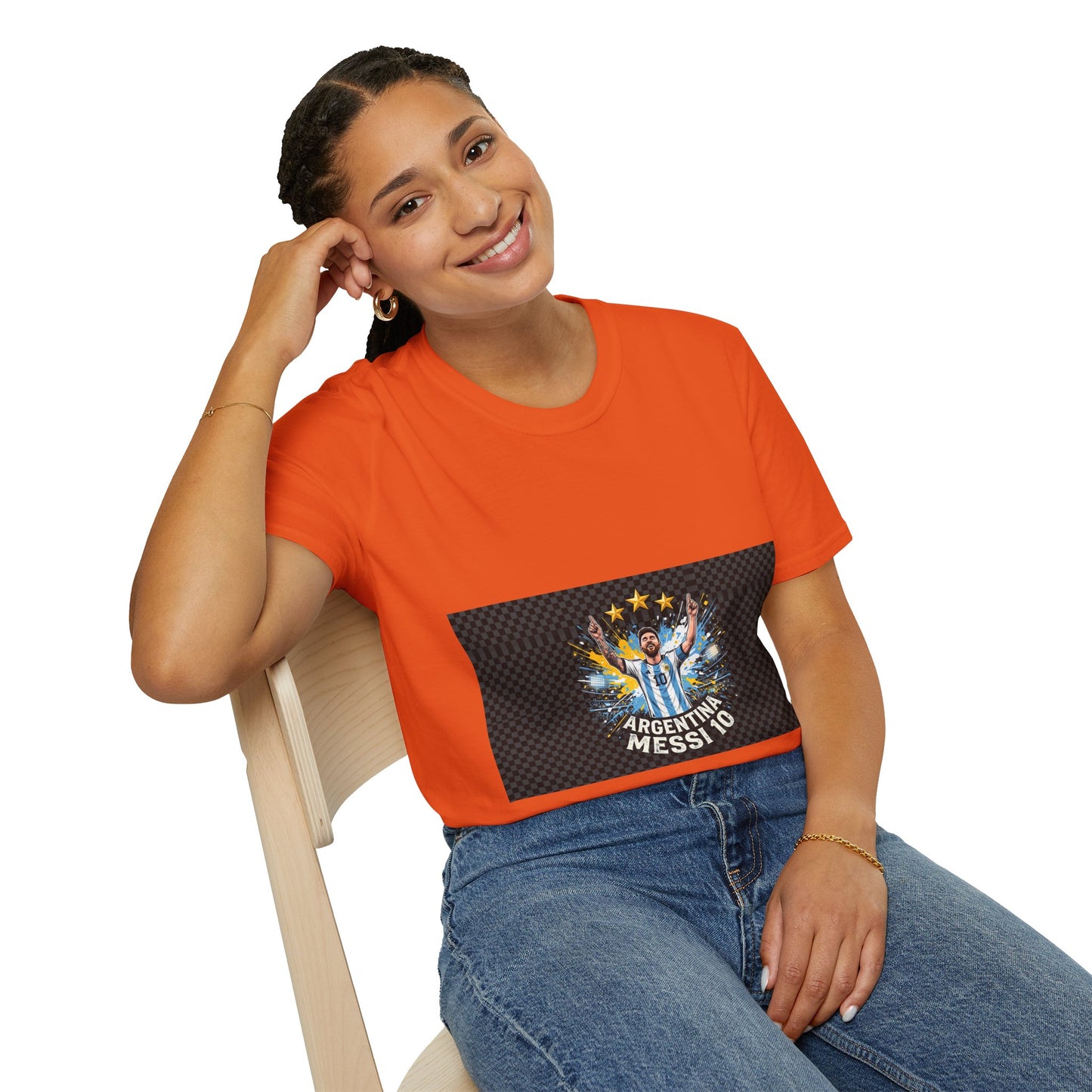 Argentina Messi  Soccer T‑Shirt — Argentina Messi 10 Fan Tee