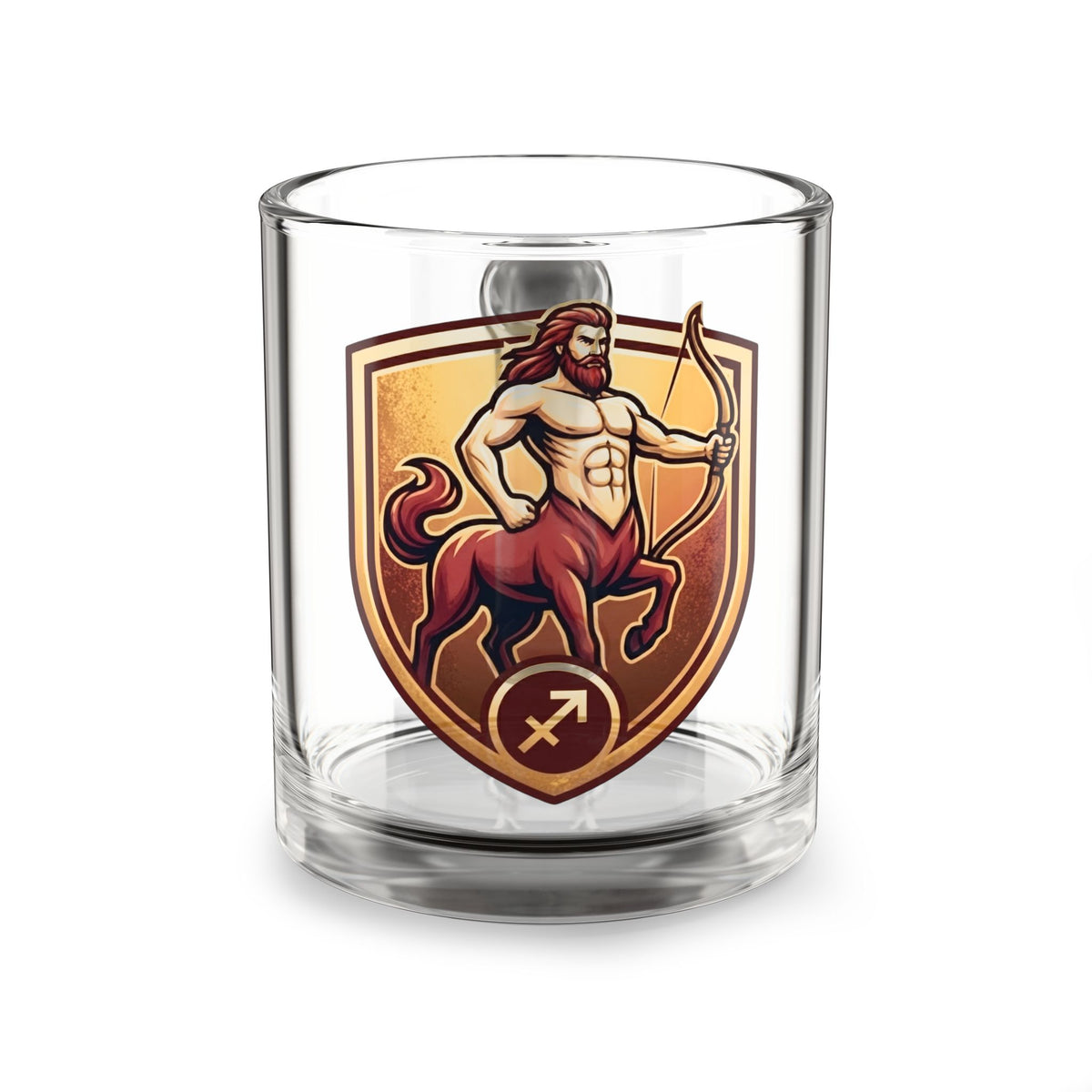 Sagittarius Centaur Glass Mug — Zodiac Archer 10oz Coffee Cup