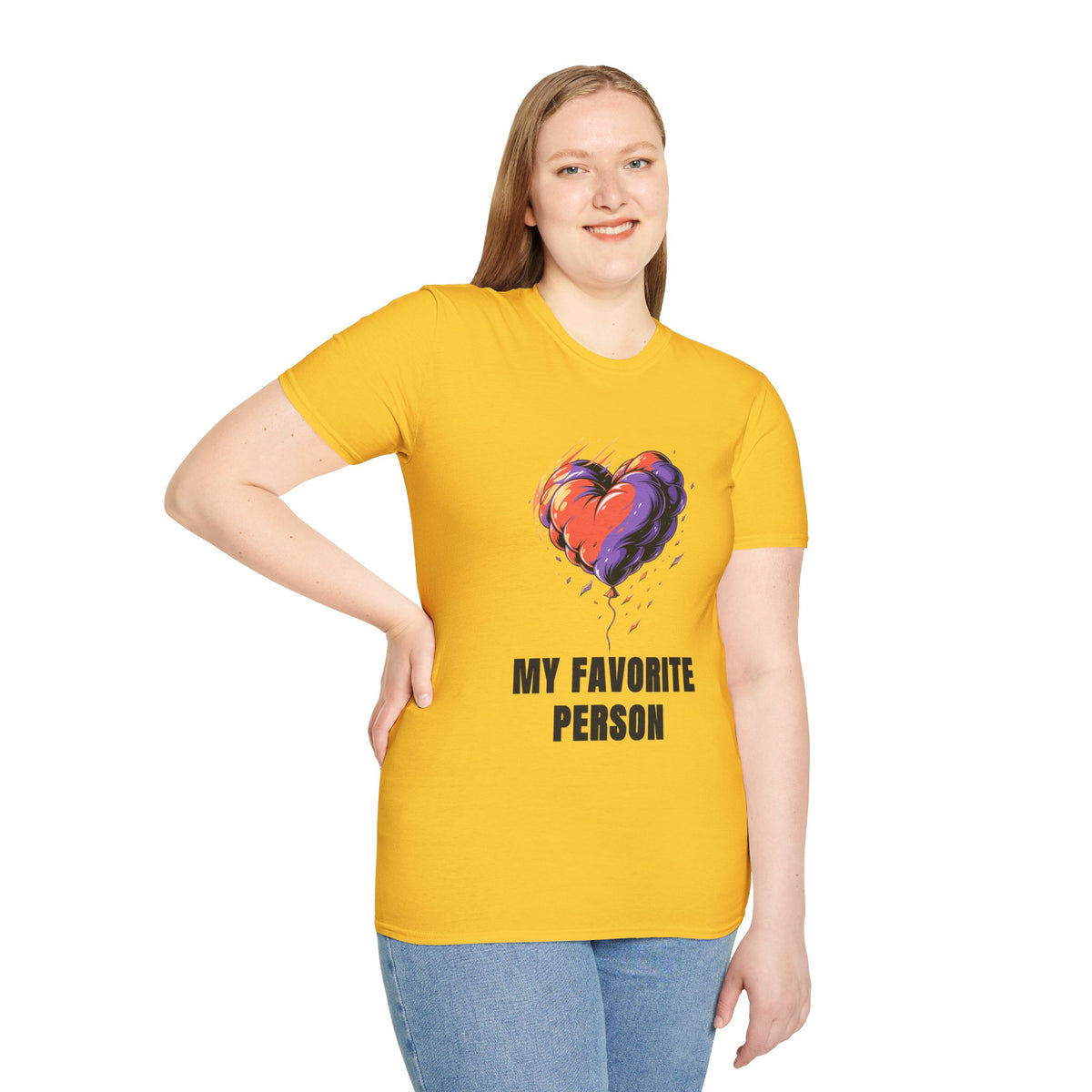 Heart Graphic T-Shirt — "My Favorite Person" Casual Tee - Trending Now - August 2026