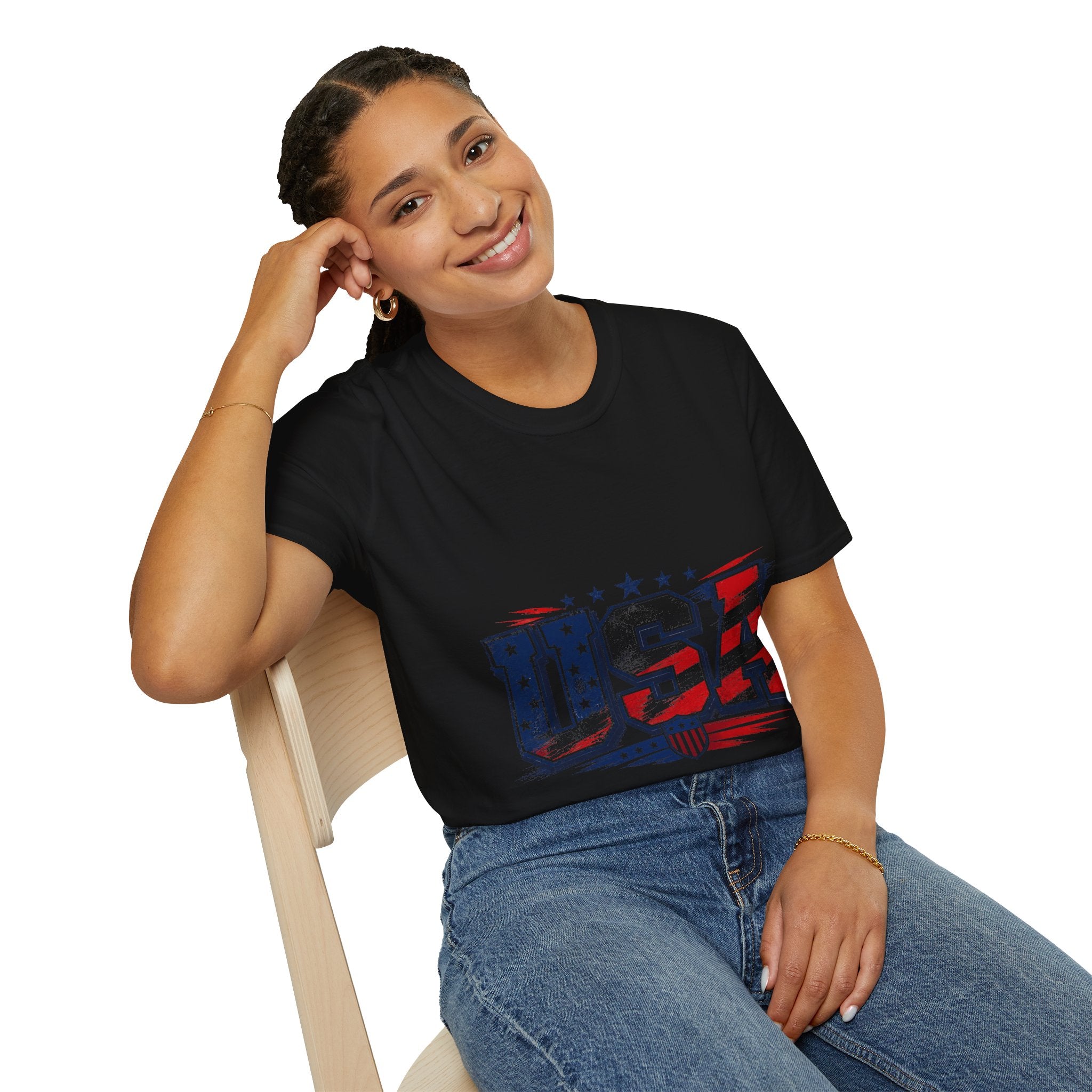USA Flag Graphic T-Shirt — Patriotic American Pride Tee