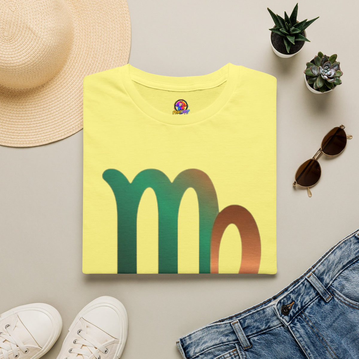 Virgo Zodiac Drip T-Shirt — Colorful Virgo Sign Astrology Tee
