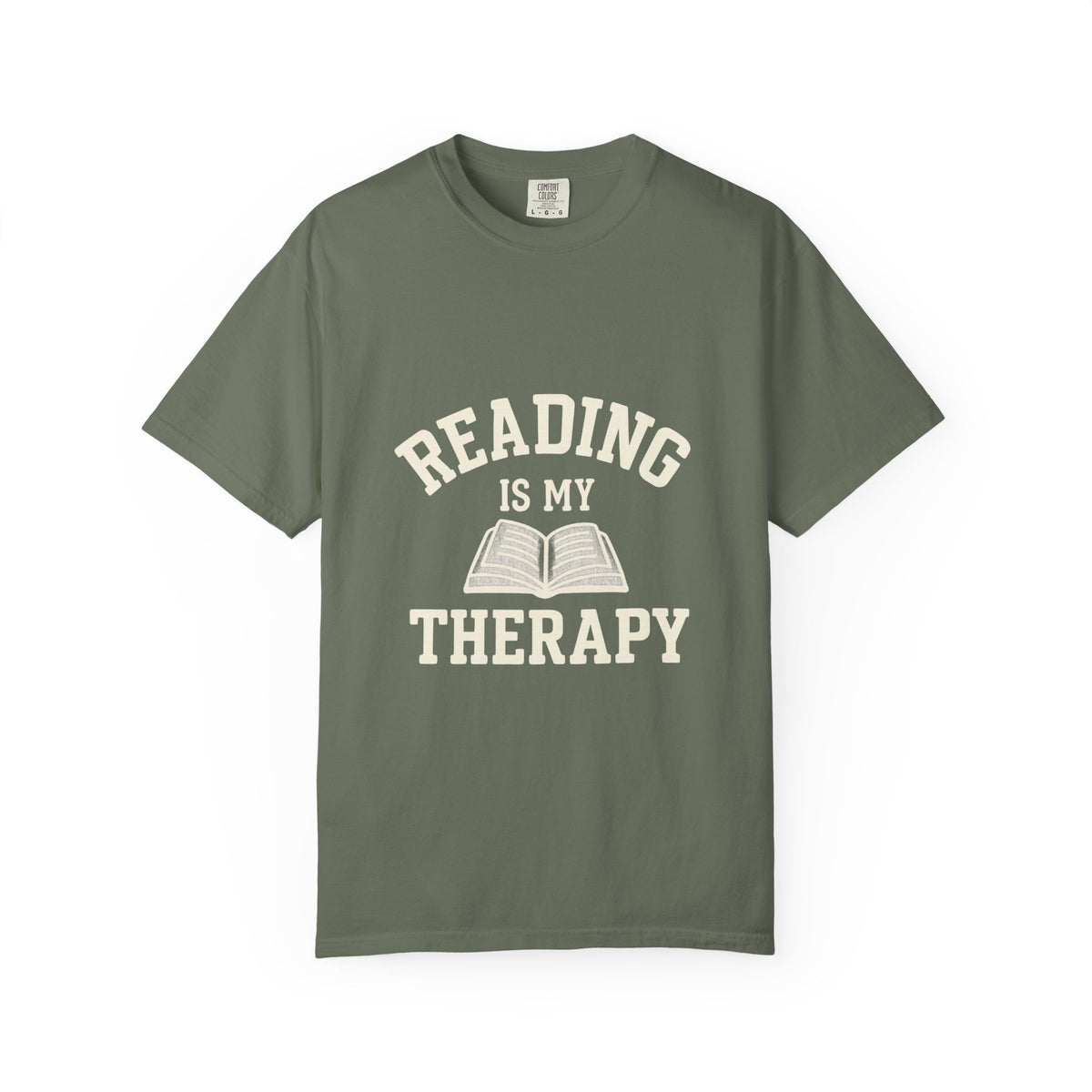 Reading Is My Therapy Book Lover Retro Aesthetic Graphic Tee - Trending Now - October 2026