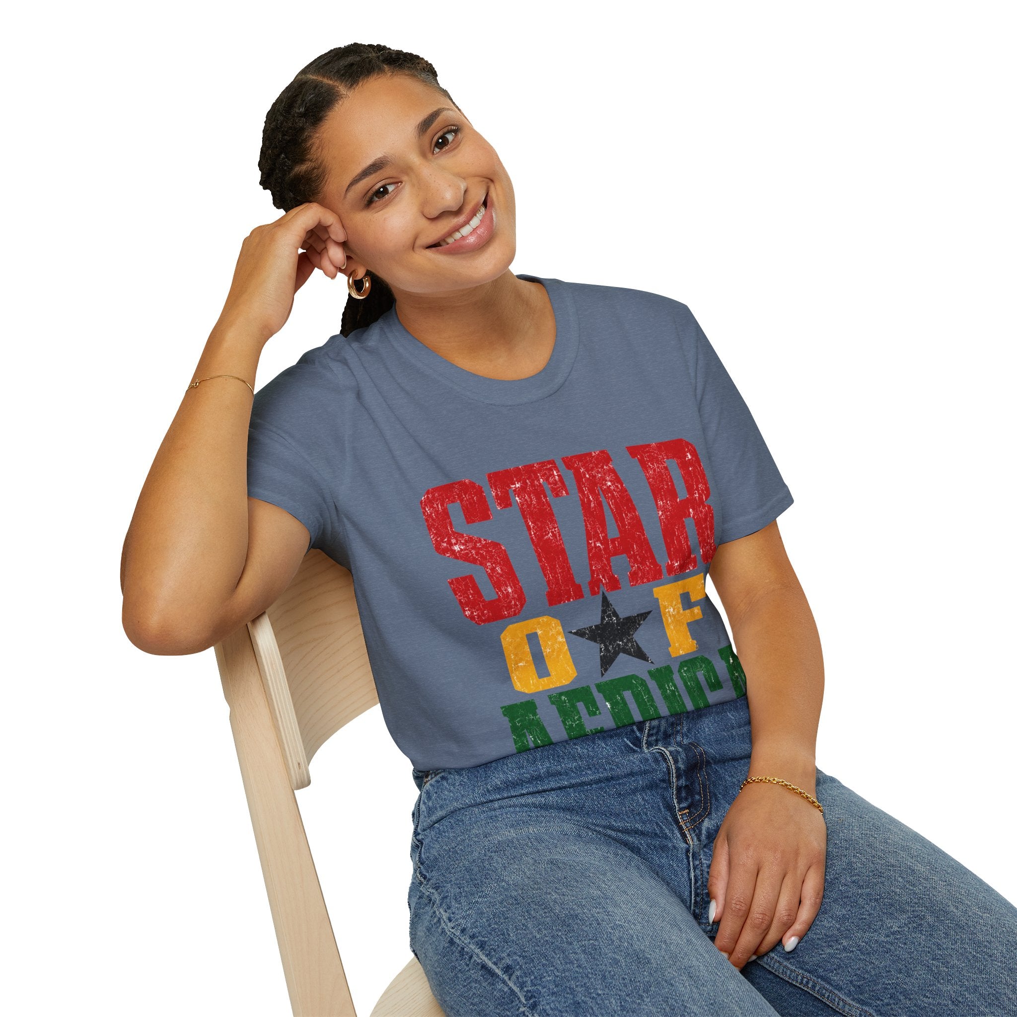 Ghana Star of Africa T-Shirt — Retro Pan-African Graphic Tee
