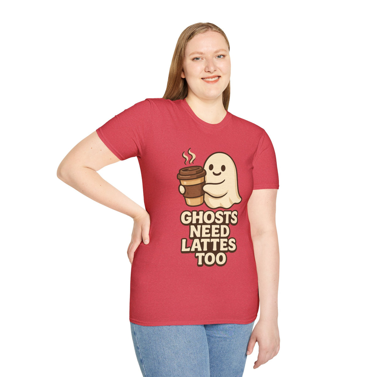 Ghosts Need Lattes Too T-Shirt - Trending Now - August 2026