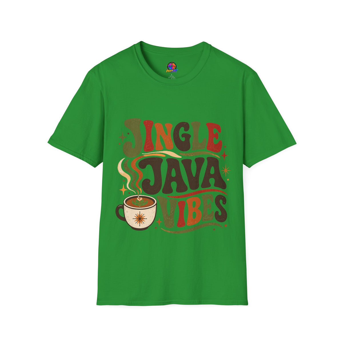 Retro "Jingle Java Vibes" T-Shirt