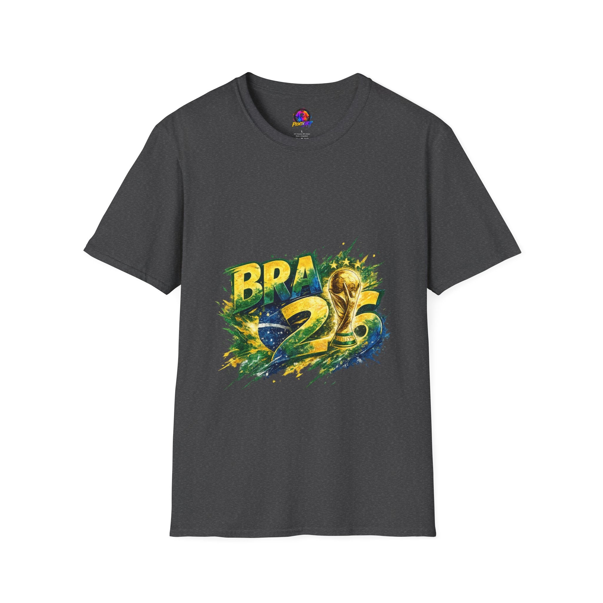 Brazil 25 T‑Shirt — Brazil Soccer World Cup Graphic Tee