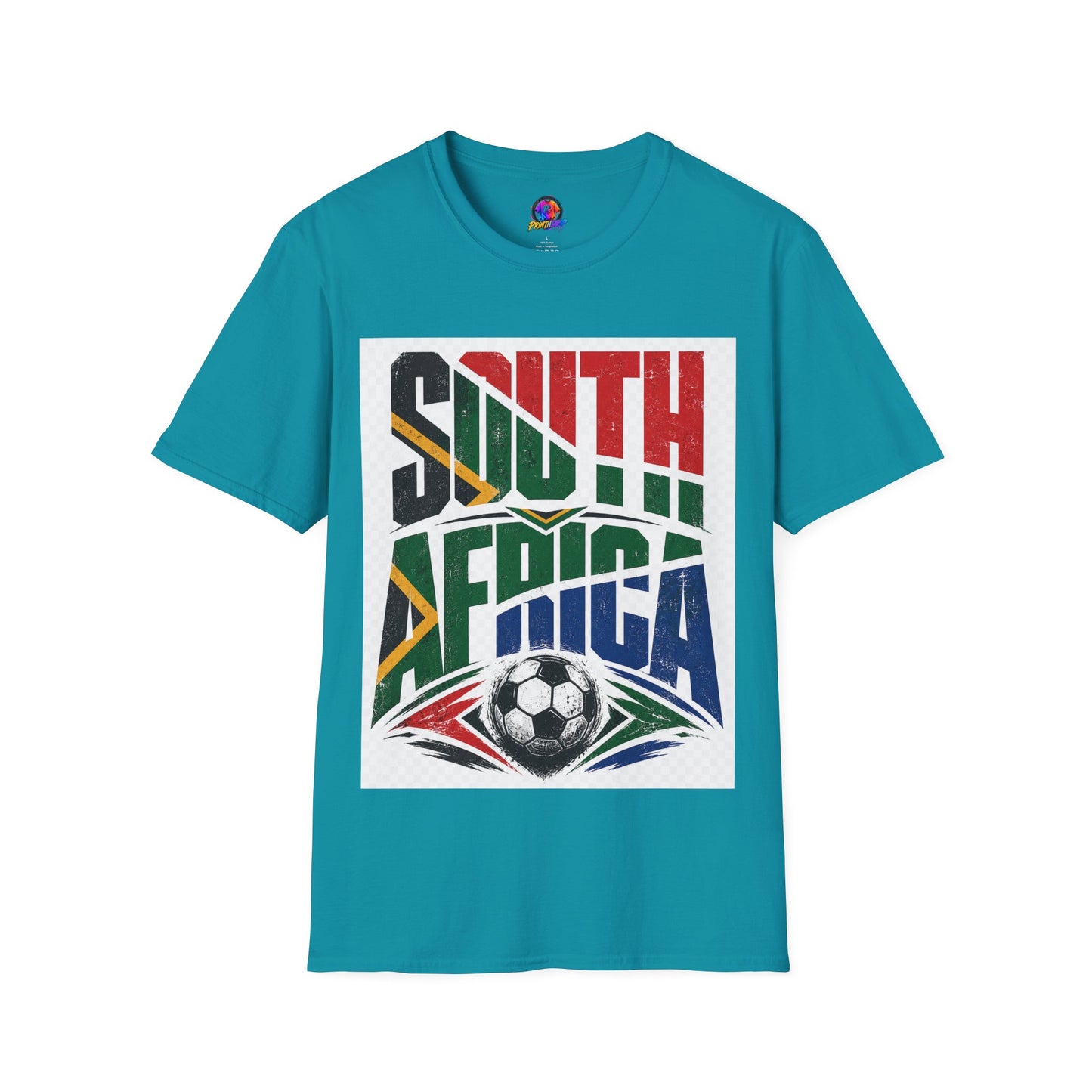 South Africa Soccer T-Shirt — Vintage Flag Football Fan Tee