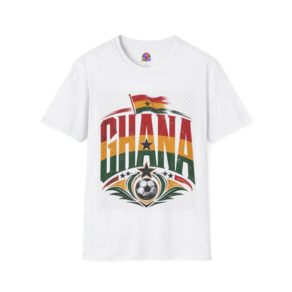 Ghana Flag Soccer T-Shirt — Retro Ghana Pride Football Tee