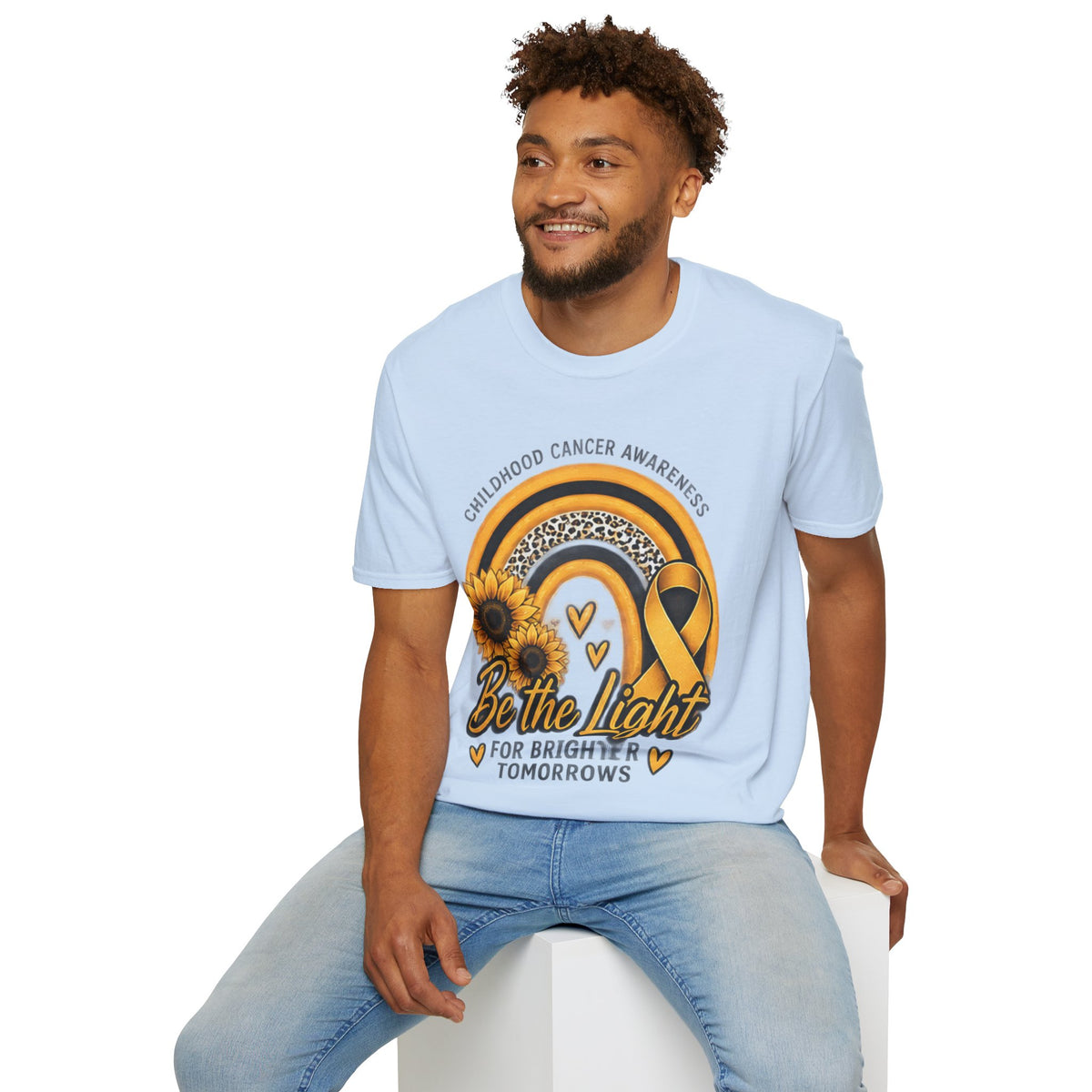 Be the Light Childhood Cancer Awareness T-Shirt