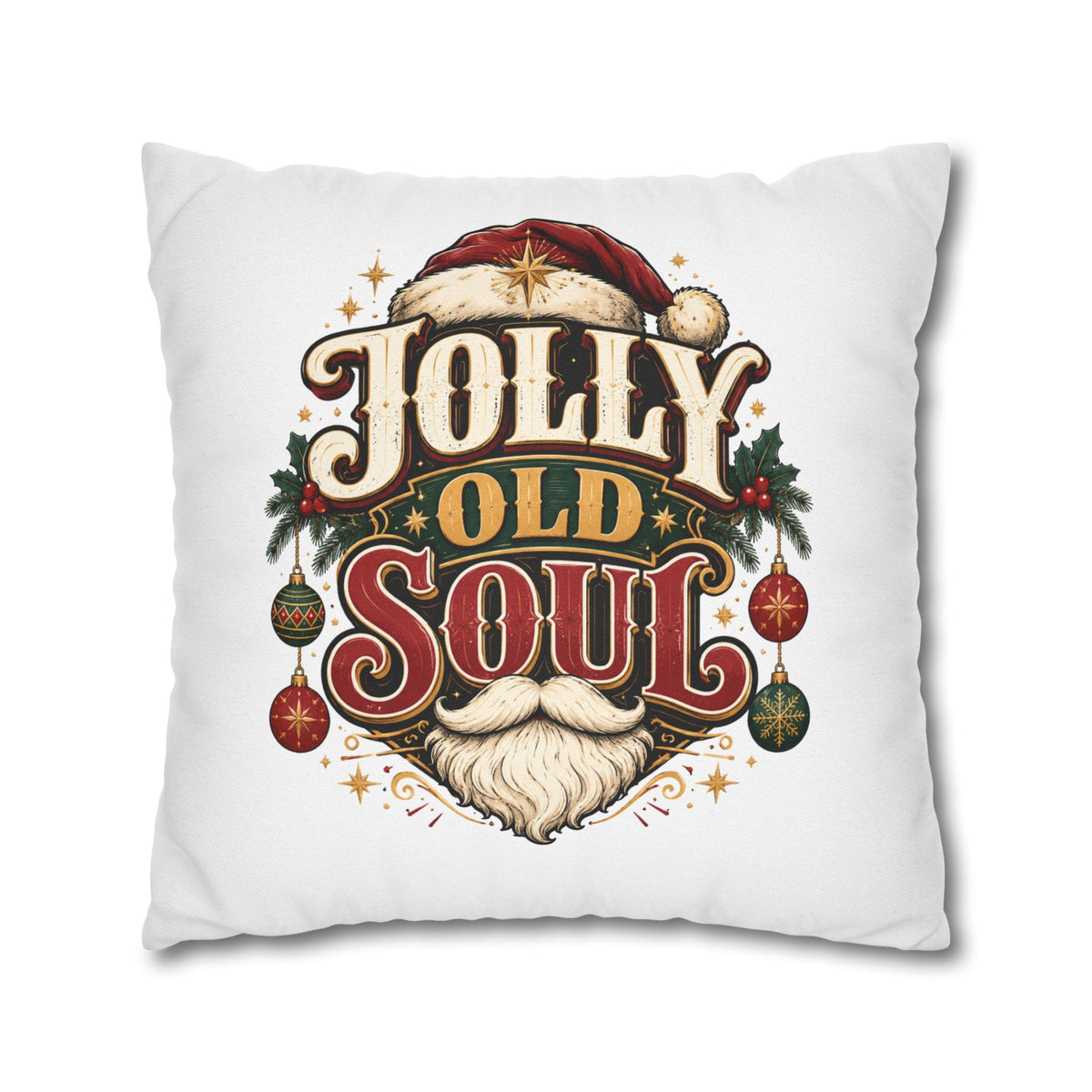 Christmas Jolly Old Soul Christmas Pillowcase