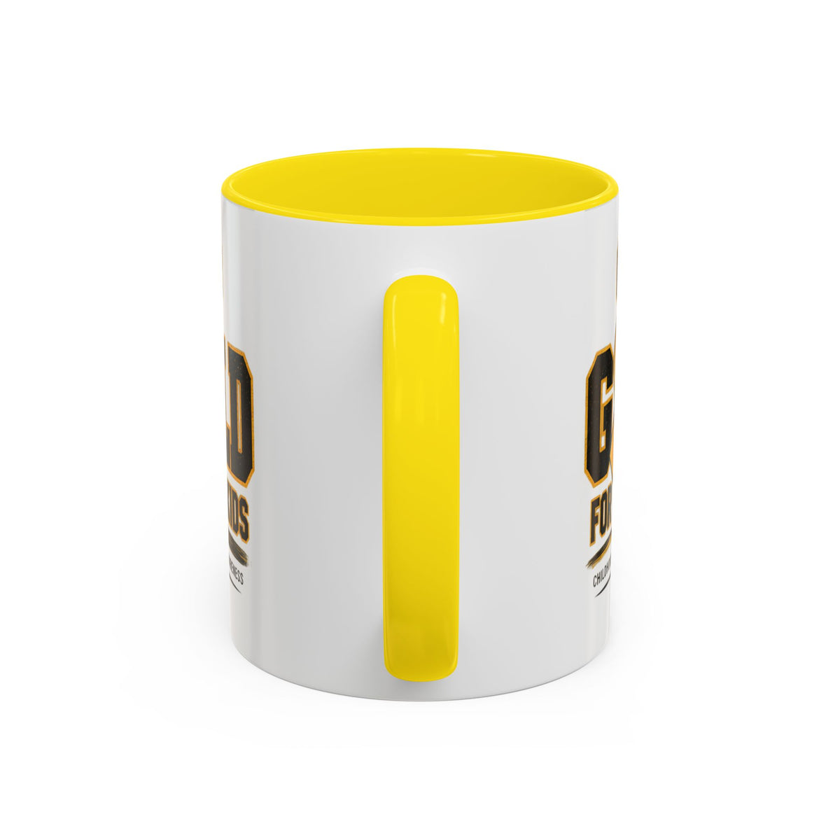 Go Gold For The Kids Accent Coffee Mug — Childhood Cancer Awareness 11/15oz