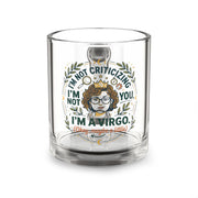 Virgo Glass Mug — “I’m Not Criticizing, I’m a Virgo” Astrological Coffee Cup