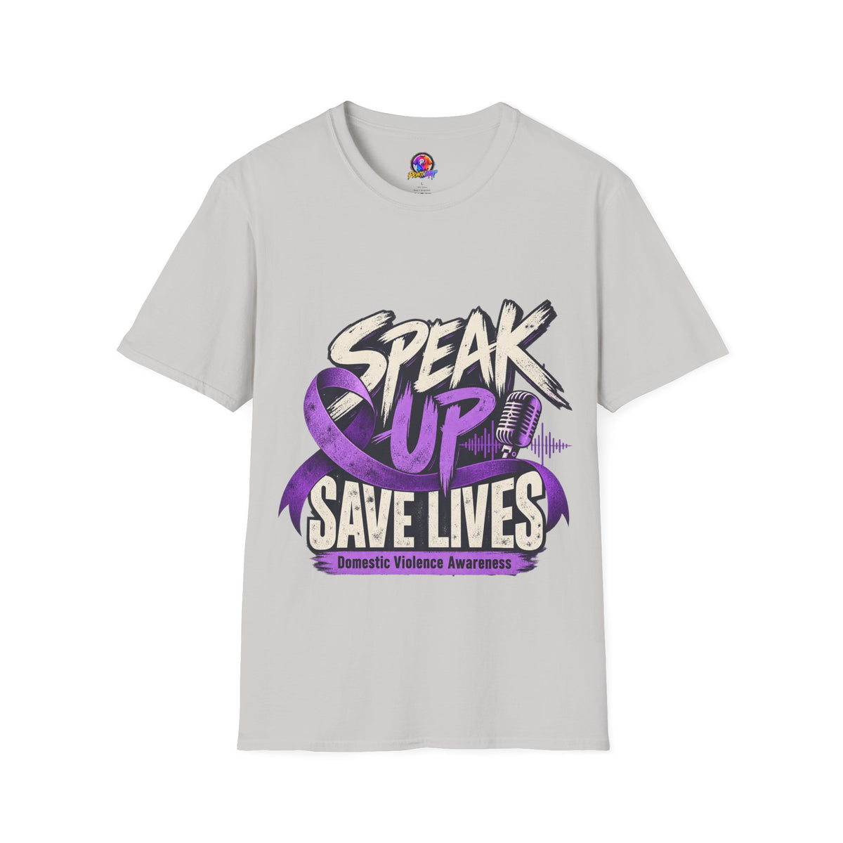 Speak Up Save Lives Domestic Violence Awareness T-Shirt