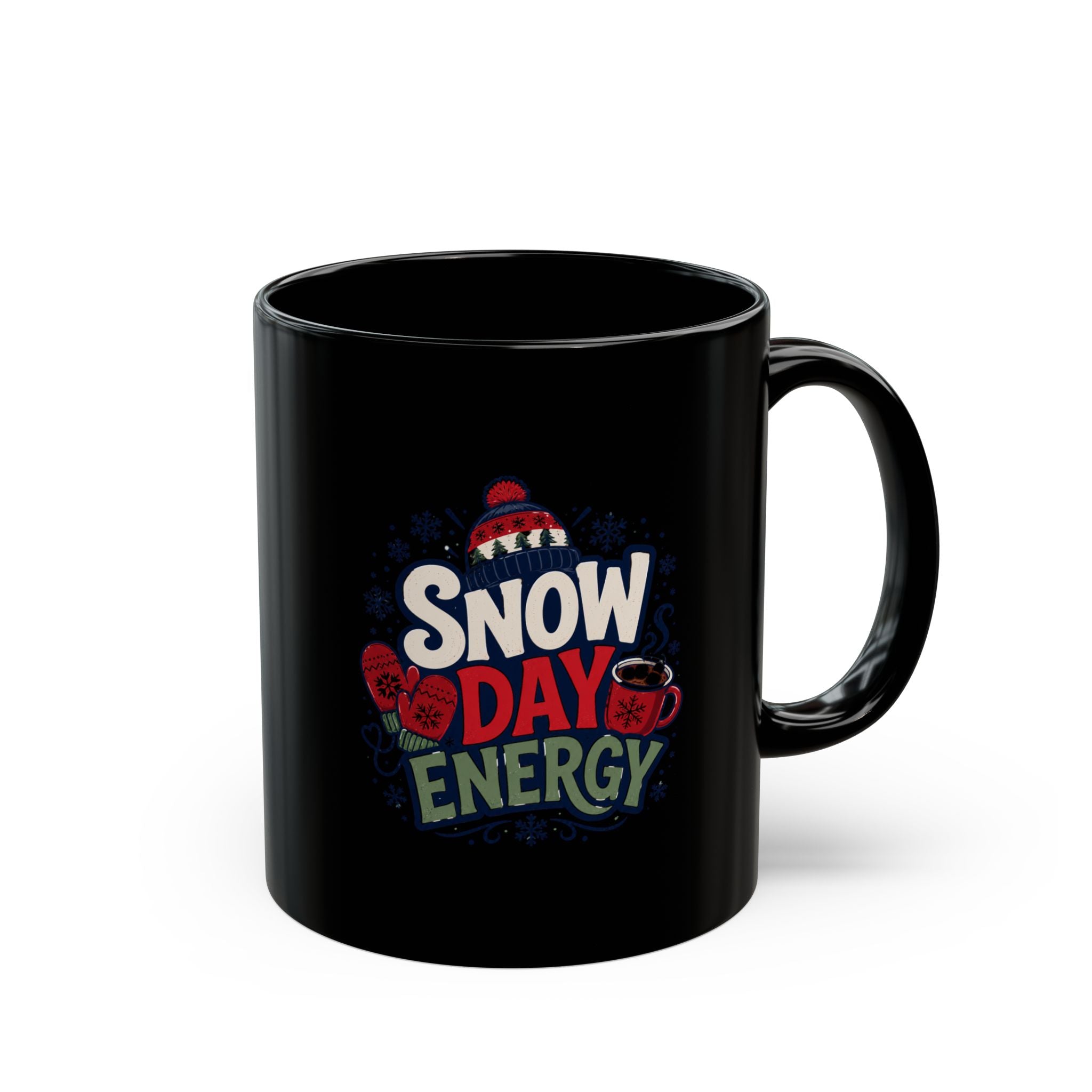 Snow Day Energy Mug – Cozy Winter Coffee Cup