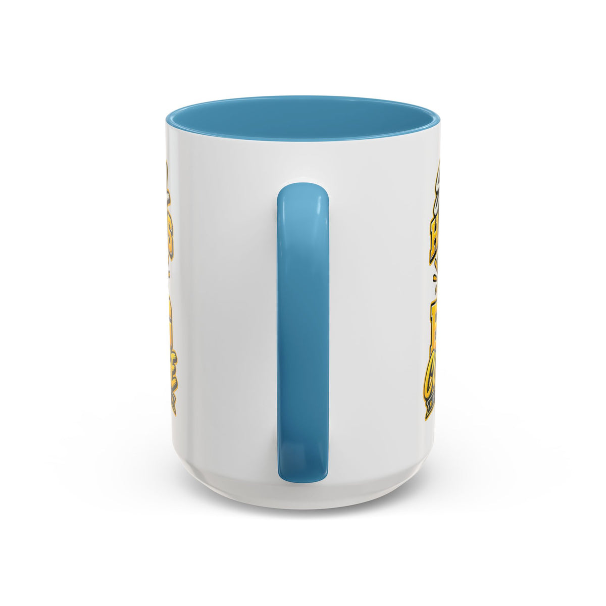 Coffee Mug - "Small Hands Big Courage" Childhood Cancer Awareness Accent Mug
