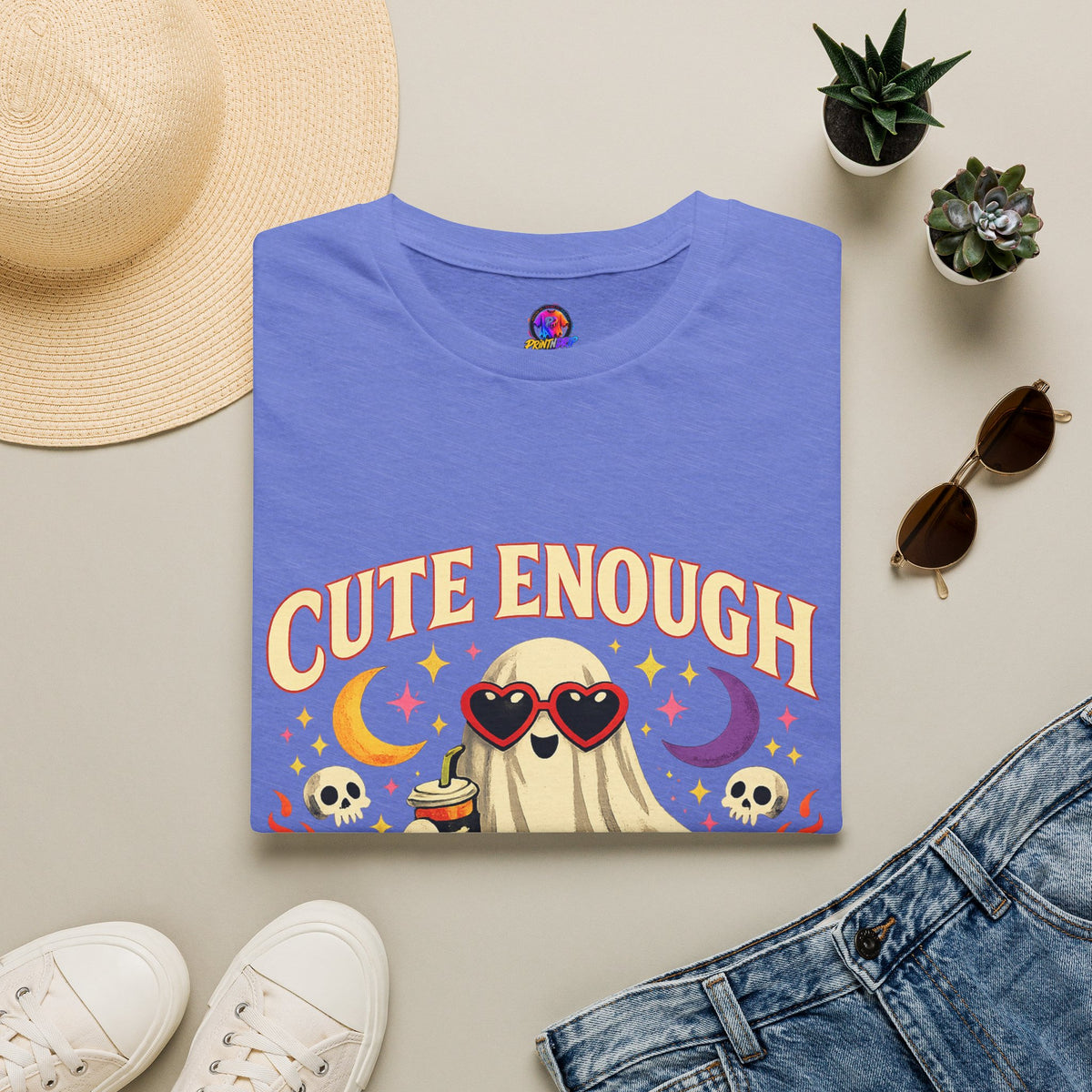 Halloween Cute Enough Unisex Softstyle T-Shirt