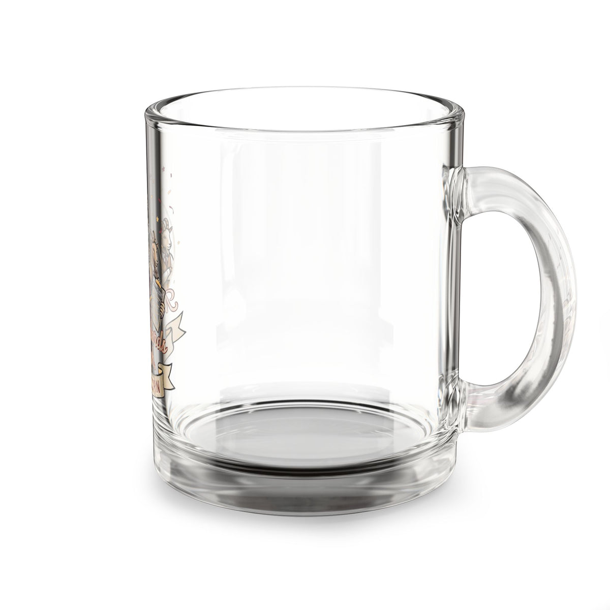 Capricorn Glass Mug — "My Standards Are High" Zodiac Coffee Cup, 10oz