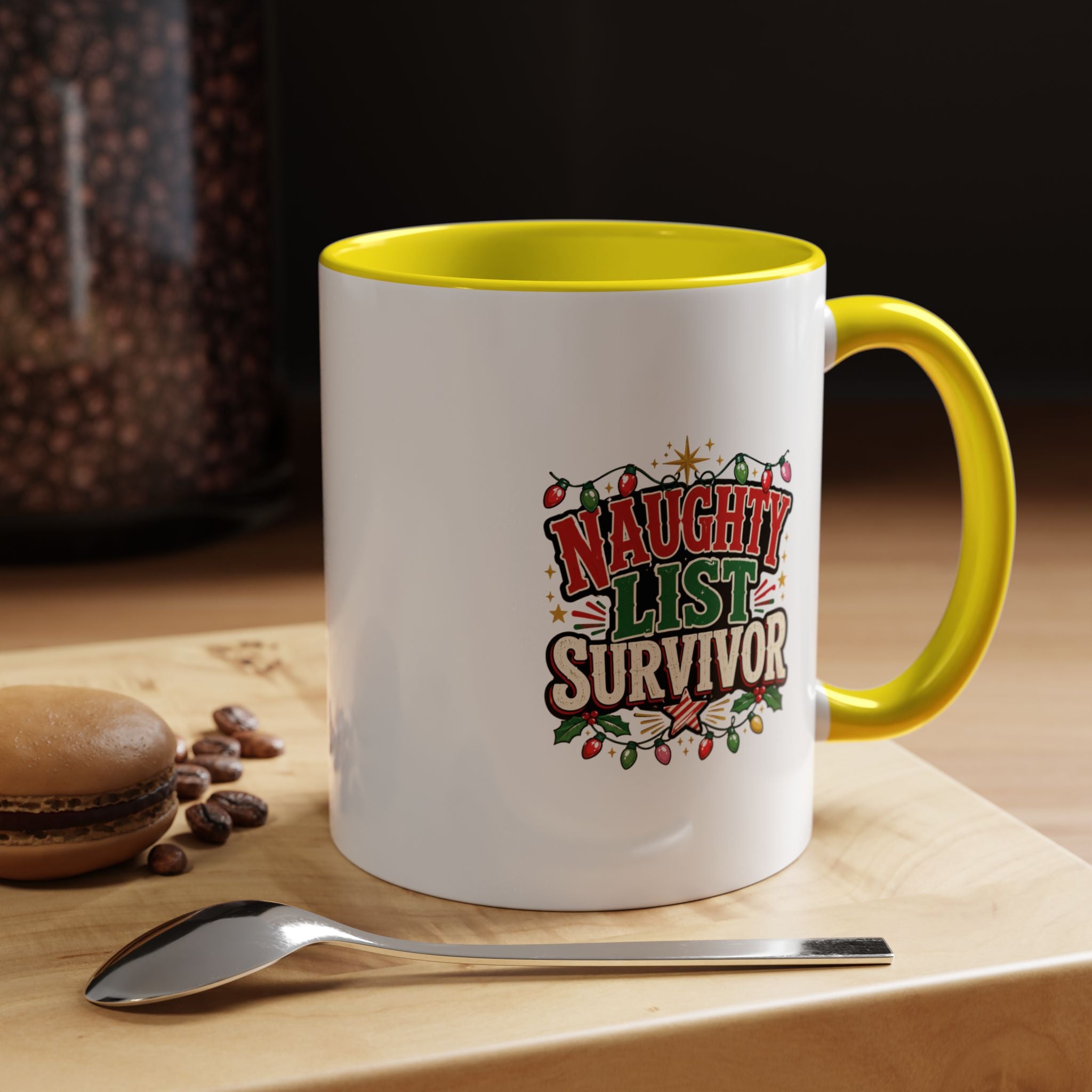 Accent Coffee Mug Naughty List Survivor