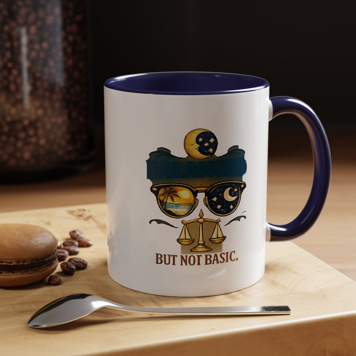 Libra Zodiac Accent Coffee Mug
