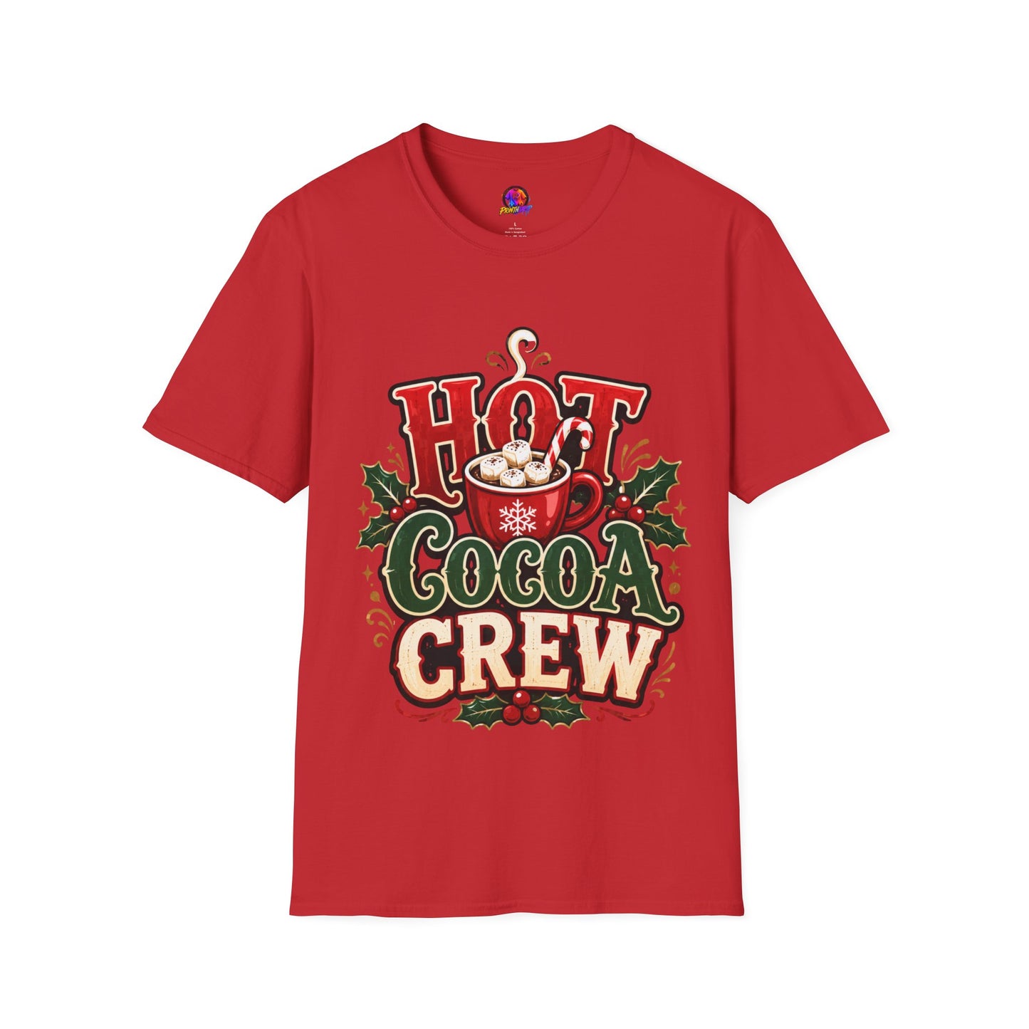Hot Cocoa Crew T‑Shirt — Cozy Holiday Hot Chocolate Graphic Tee