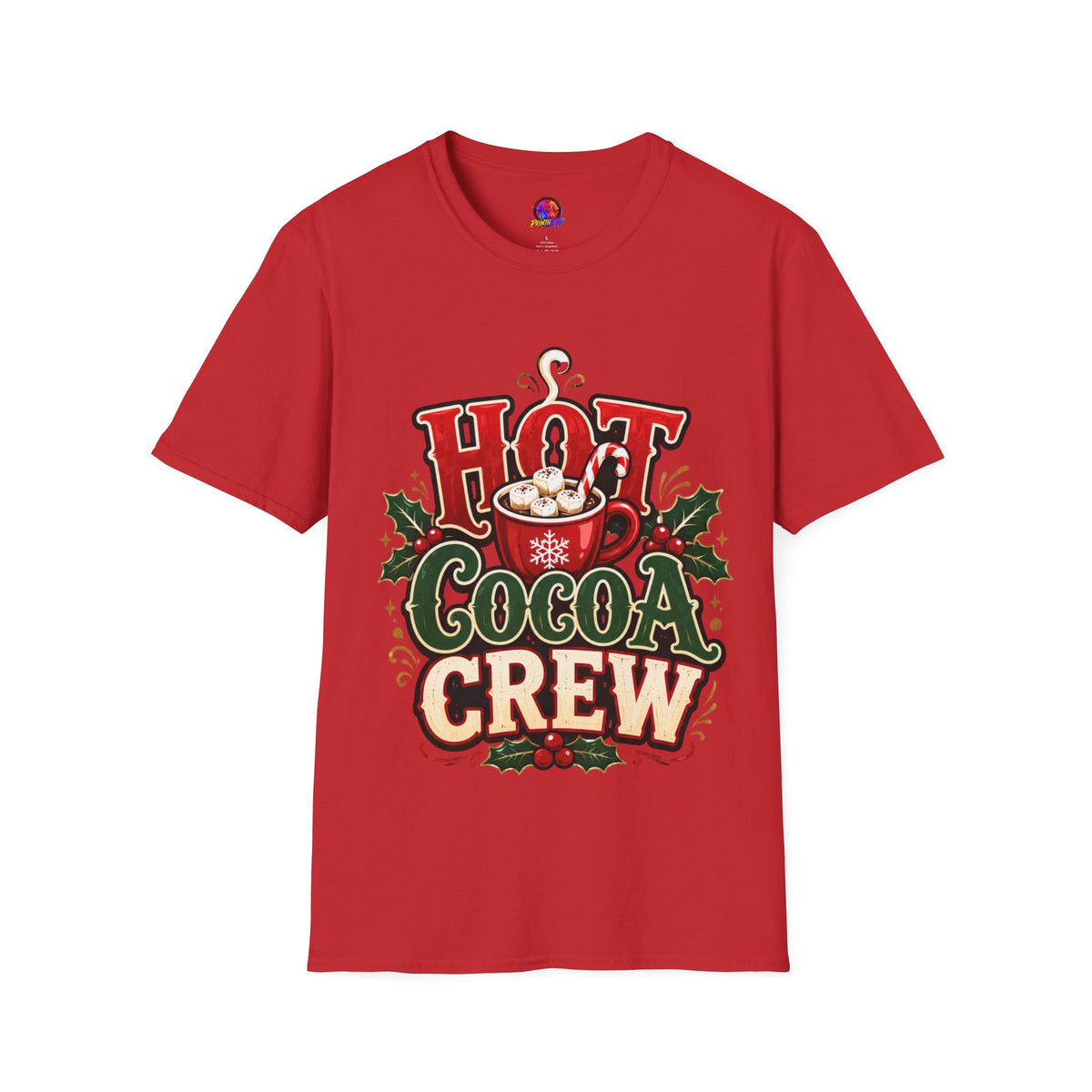 Hot Cocoa Crew T‑Shirt — Cozy Holiday Hot Chocolate Graphic Tee