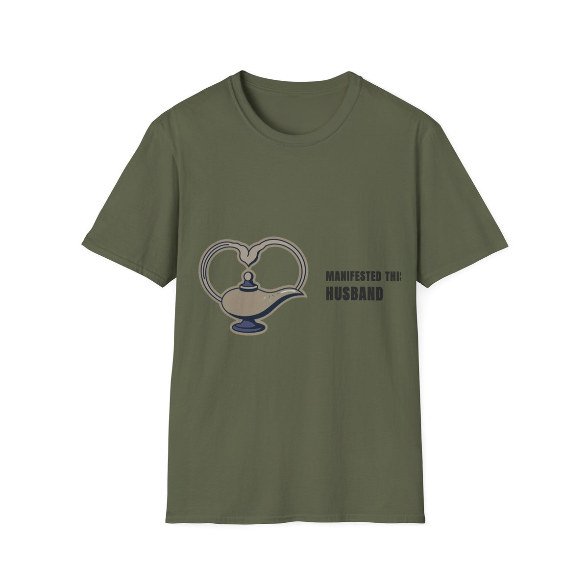 Manifesting Husband T-Shirt — Cute Genie Lamp Heart Graphic Tee - Trending Now - September 2026