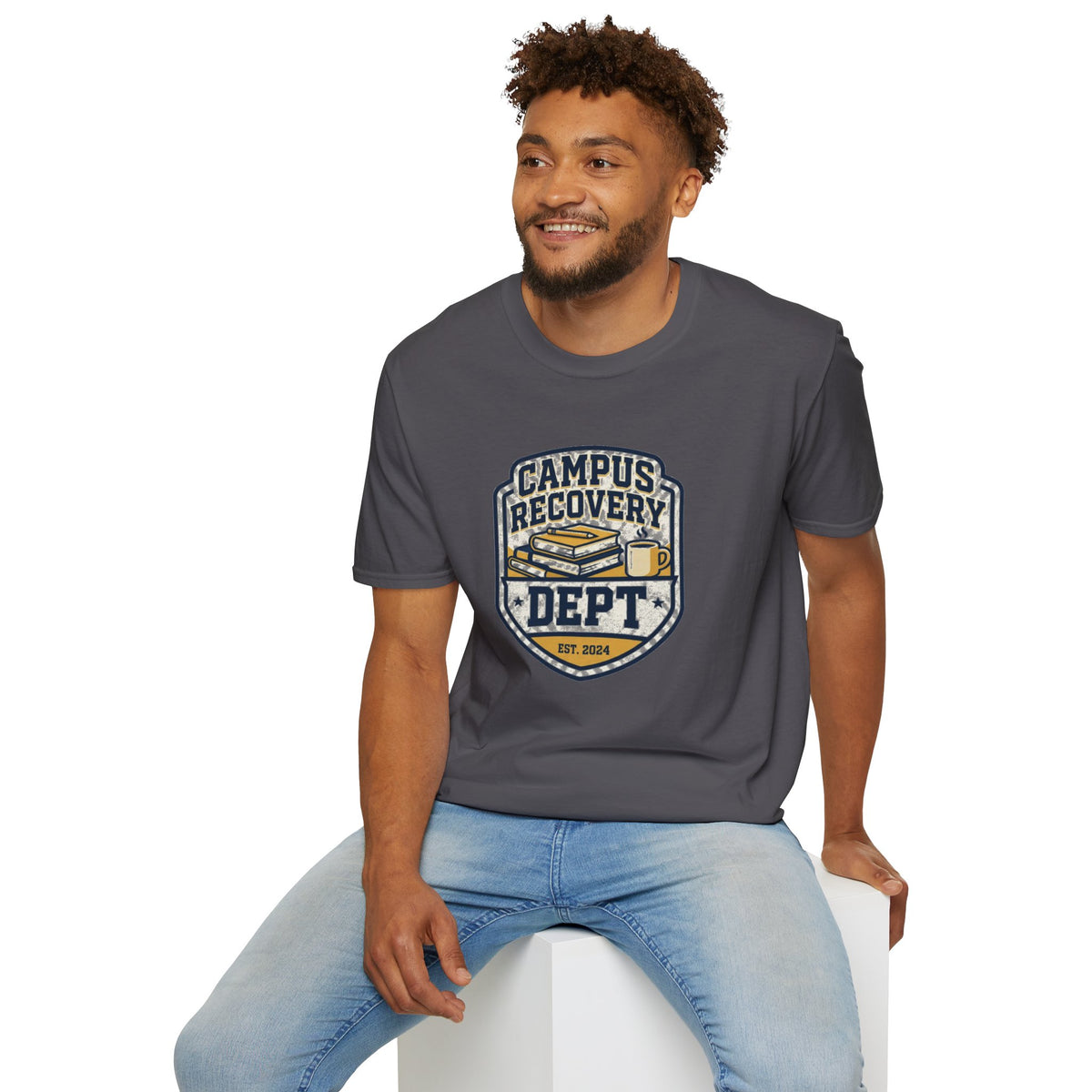 Campus Recovery Dept. T-Shirt — Collegiate Support Logo Tee - Trending Now - August 2026