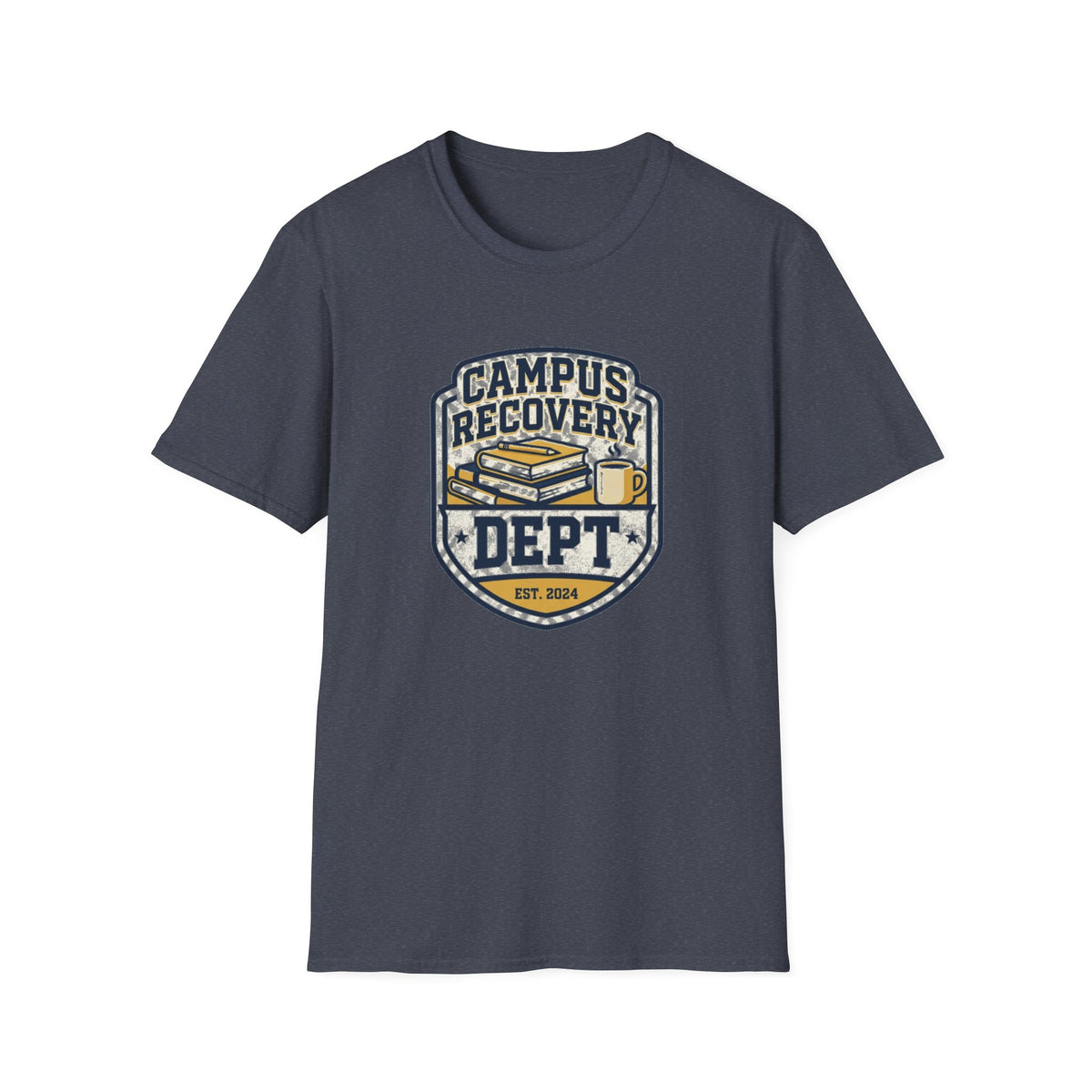 Campus Recovery Dept. T-Shirt — Collegiate Support Logo Tee - Trending Now - August 2026